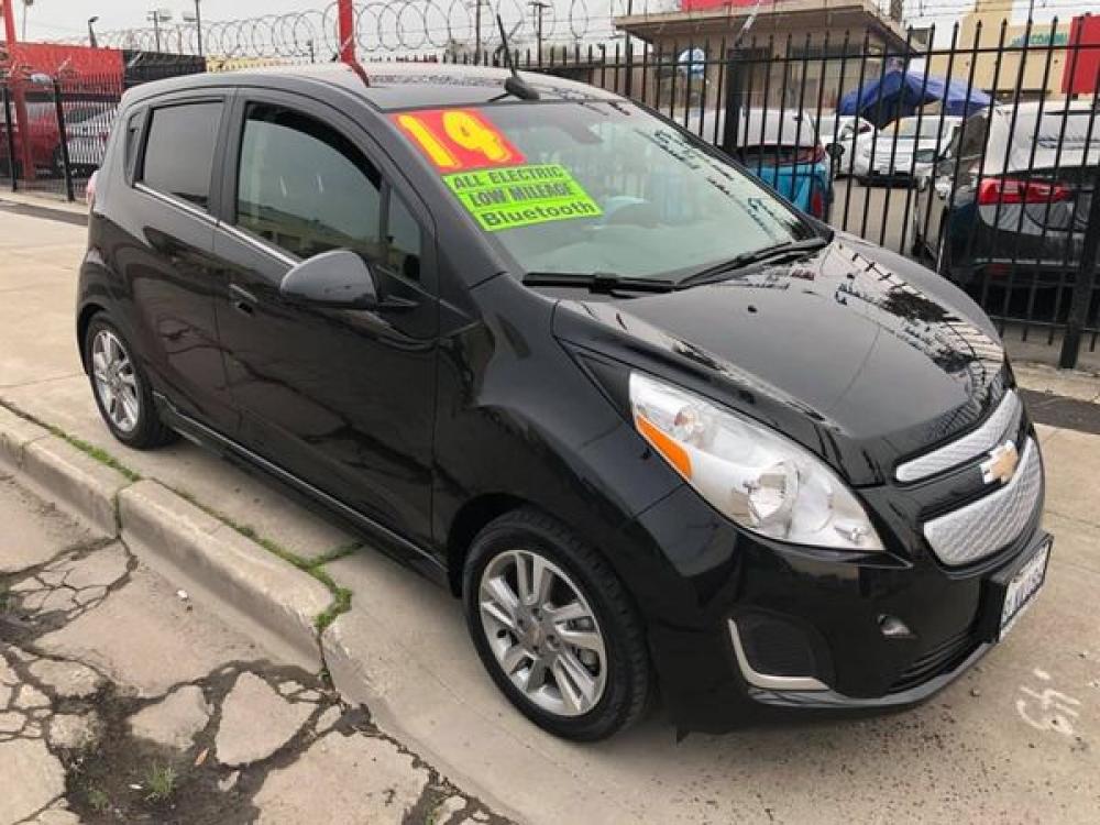 2014 BLACK Chevrolet Spark EV 2LT ( KL8CL6S05E) with an ELECTRIC engine, Continuously Variable Transmission transmission, located at 744 E Miner Ave, Stockton, CA, 95202, (209) 944-5770, 37.956863, -121.282082 - Photo #0
