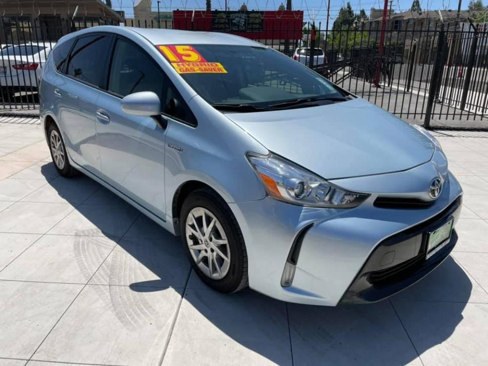 2015 CLEAR SKY METALLIC Toyota Prius V Three (JTDZN3EU3FJ) with an 1.8L L4 DOHC 16V HYBRID engine, Continuously Variable Transmission transmission, located at 744 E Miner Ave, Stockton, CA, 95202, (209) 944-5770, 37.956863, -121.282082 - Photo #0