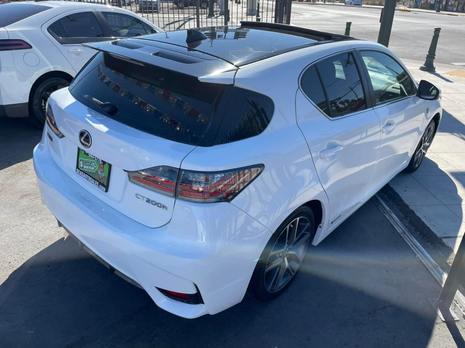 2015 WHITE Lexus CT 200h Base (JTHKD5BH0F2) with an 1.8L L4 HYBRID engine, Continuously Variable Transmission transmission, located at 744 E Miner Ave, Stockton, CA, 95202, (209) 944-5770, 37.956863, -121.282082 - Photo #9