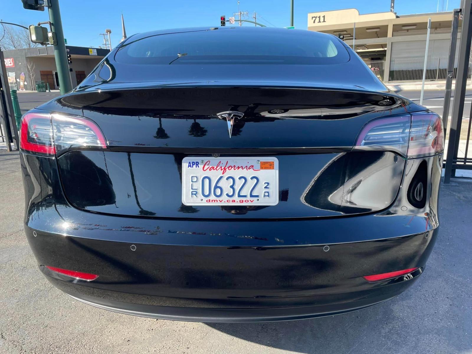 2019 BLACK Tesla Model 3 Standard Plus (5YJ3E1EA2KF) with an ELECTRIC engine, 1A transmission, located at 744 E Miner Ave, Stockton, CA, 95202, (209) 944-5770, 37.956863, -121.282082 - Photo #5