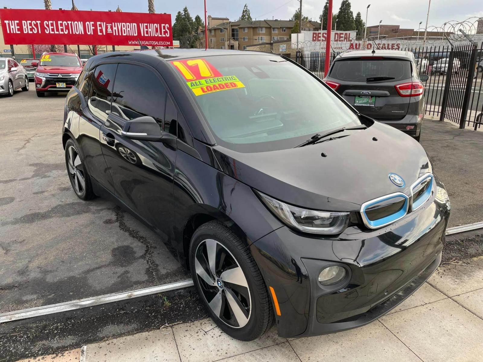2017 BLACK BMW i3 EV (WBY1Z6C31HV) with an ELECTRIC engine, CVT transmission, located at 744 E Miner Ave, Stockton, CA, 95202, (209) 944-5770, 37.956863, -121.282082 - Photo #1