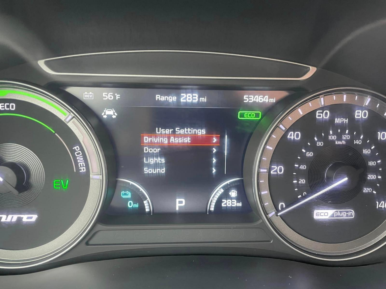 2019 BLACK Kia Niro Plug In Hybrid EX Premium (KNDCC3LD7K5) with an 1.6L I4 F DOHC 16V engine, 6A transmission, located at 744 E Miner Ave, Stockton, CA, 95202, (209) 944-5770, 37.956863, -121.282082 - Photo #15