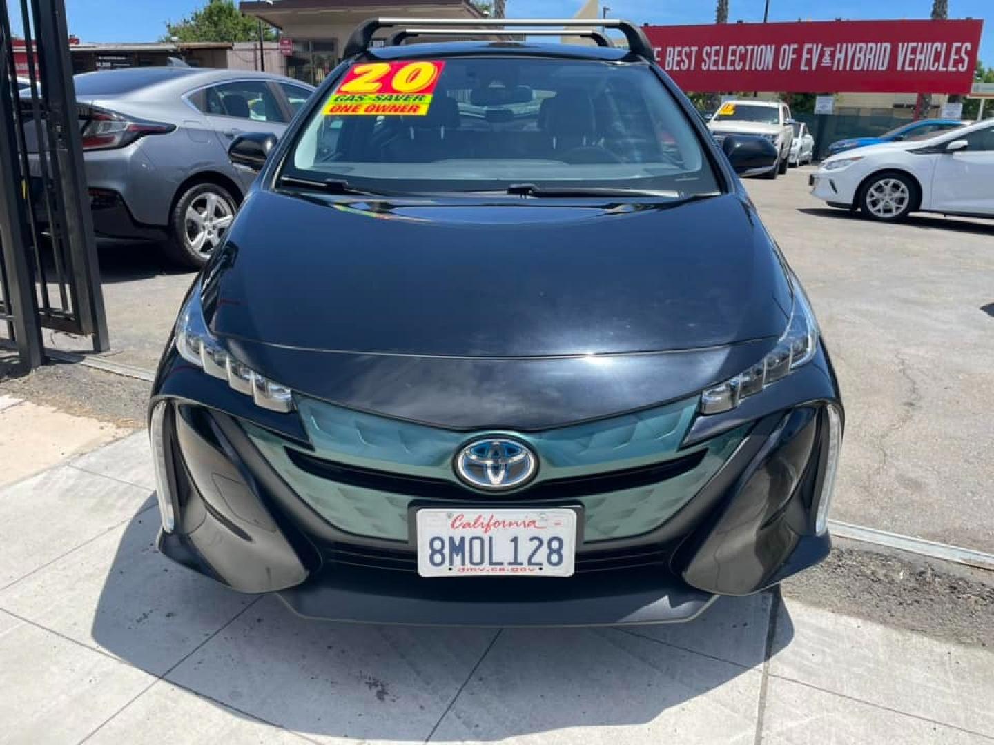 2020 BLACK /BLACK Toyota Prius Prime (JTDKARFP5L3) , located at 744 E Miner Ave, Stockton, CA, 95202, (209) 944-5770, 37.956863, -121.282082 - PLUS TAXES AND FEES - Photo#1