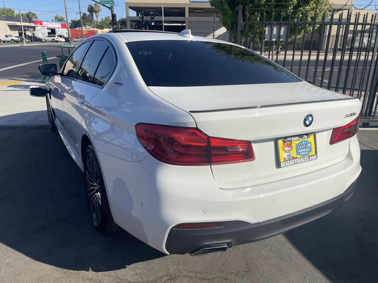 2018 BMW 5-Series 530e iPerformance (WBAJA9C54JB) with an 2.0L L4 DOHC 16V TURBO HYBRID engine, 8A transmission, located at 744 E Miner Ave, Stockton, CA, 95202, (209) 944-5770, 37.956863, -121.282082 - Photo#13