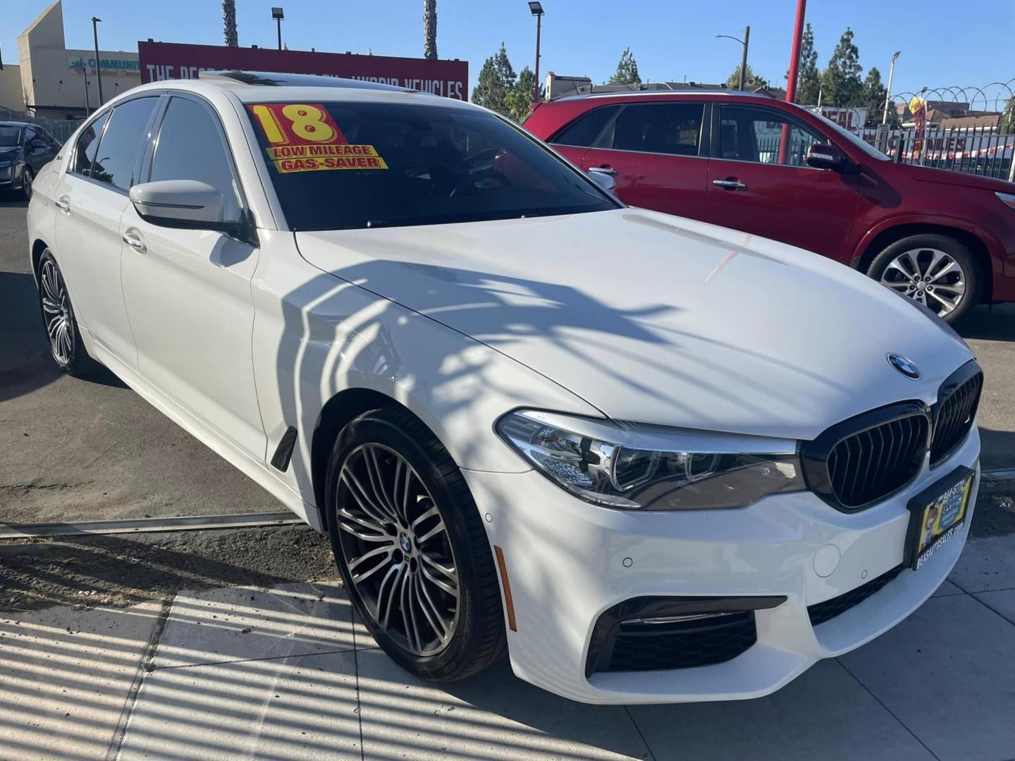 2018 BMW 5-Series 530e iPerformance (WBAJA9C54JB) with an 2.0L L4 DOHC 16V TURBO HYBRID engine, 8A transmission, located at 744 E Miner Ave, Stockton, CA, 95202, (209) 944-5770, 37.956863, -121.282082 - Photo#0