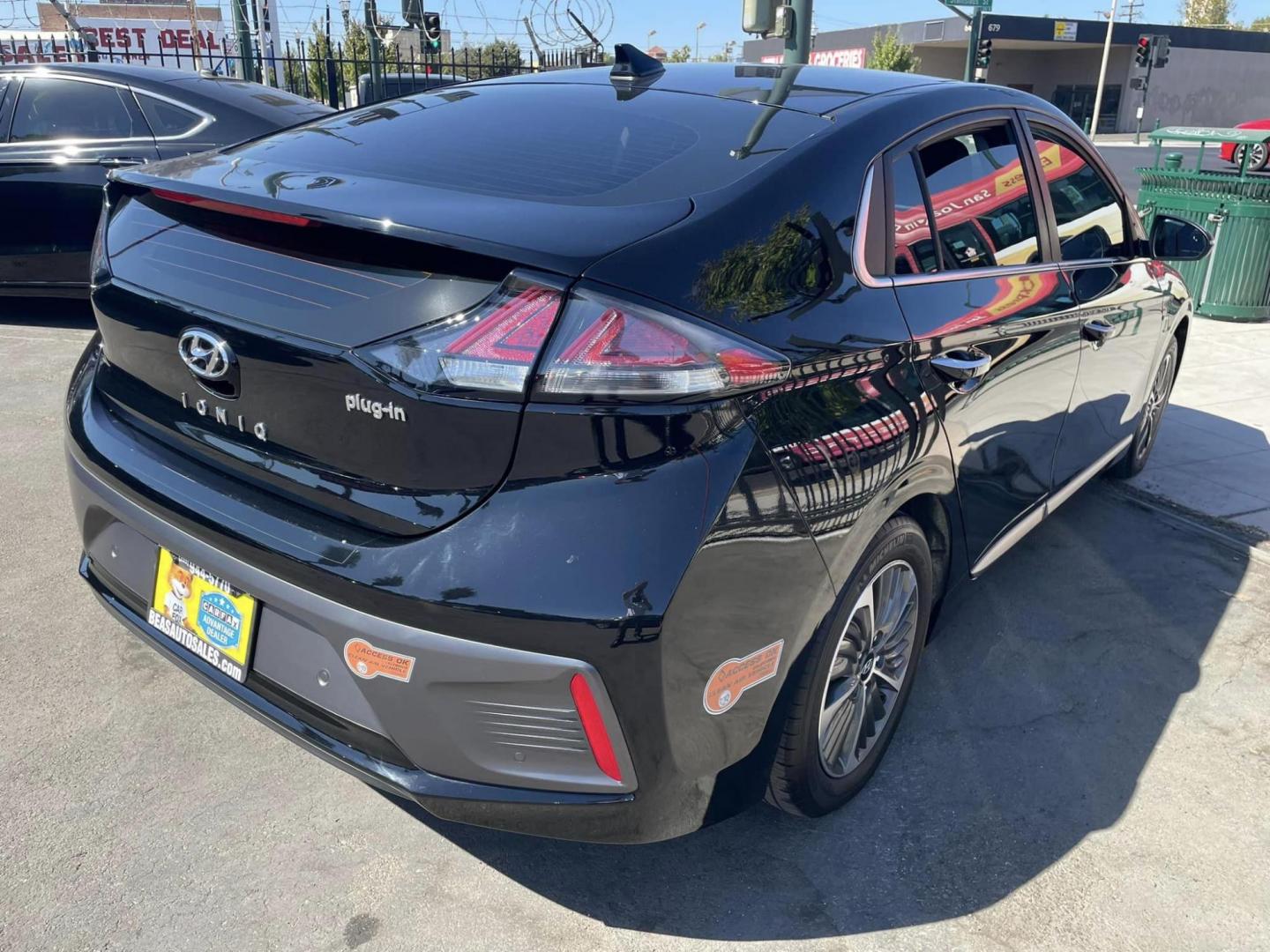 2020 BLACK /BLACK Hyundai Ioniq Plug-In Hybrid Limited (KMHCX5LDXLU) with an 1.6L L4 DOHC 16V HYBRID engine, 6A transmission, located at 744 E Miner Ave, Stockton, CA, 95202, (209) 944-5770, 37.956863, -121.282082 - Photo#14