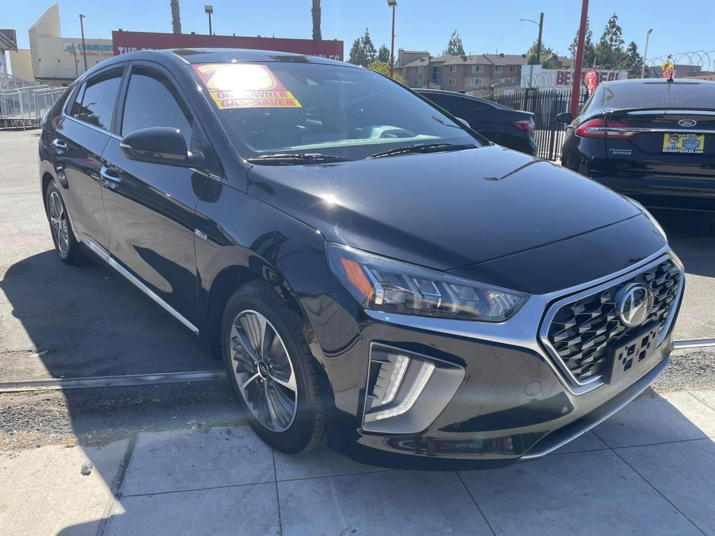 2020 BLACK /BLACK Hyundai Ioniq Plug-In Hybrid Limited (KMHCX5LDXLU) with an 1.6L L4 DOHC 16V HYBRID engine, 6A transmission, located at 744 E Miner Ave, Stockton, CA, 95202, (209) 944-5770, 37.956863, -121.282082 - Photo#0