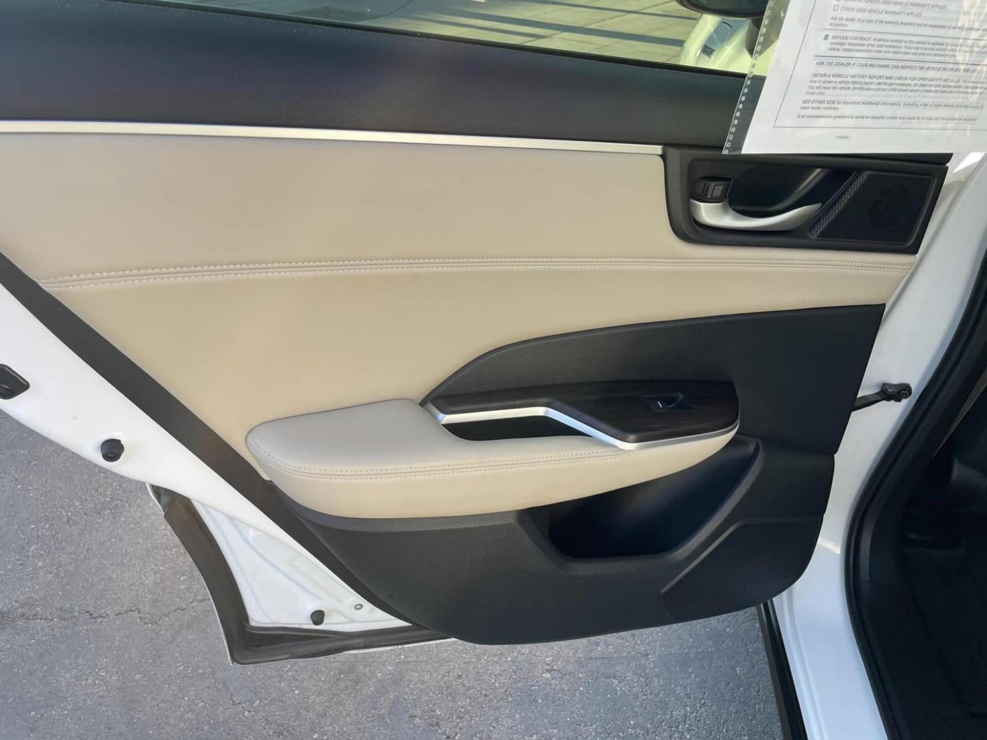 2018 WHITE Honda Clarity Plug-In Hybrid (JHMZC5F19JC) with an 1.5L L4 DOHC 16V HYBRID engine, CVT transmission, located at 744 E Miner Ave, Stockton, CA, 95202, (209) 944-5770, 37.956863, -121.282082 - Photo#10