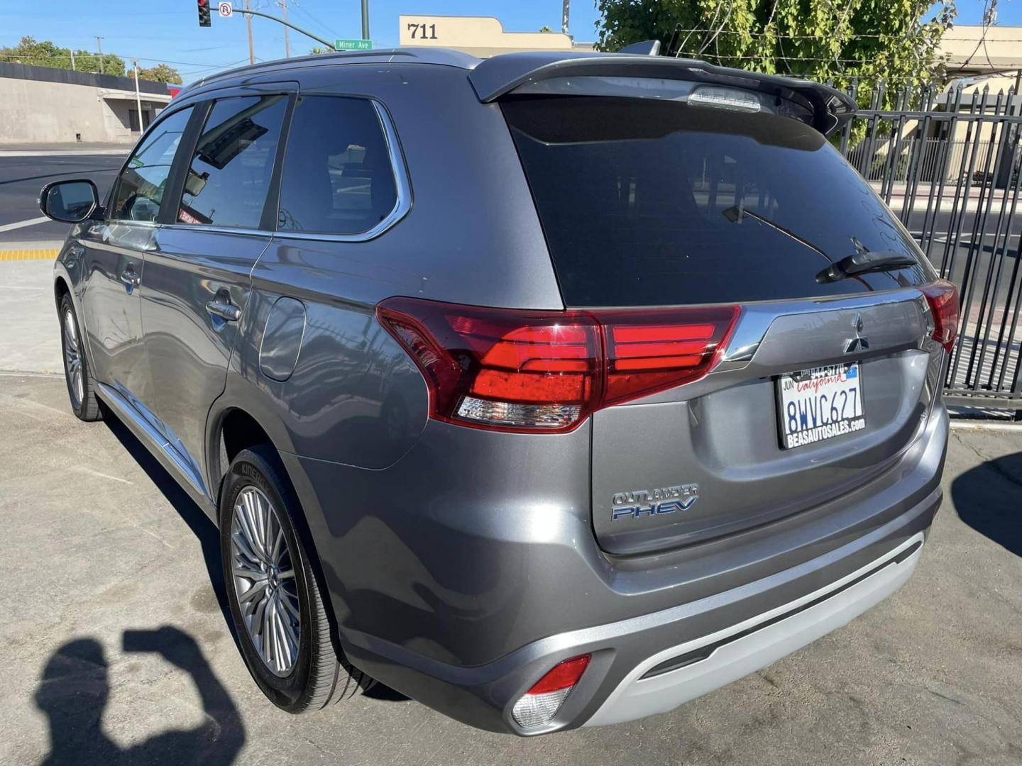 2021 DARK GRAY Mitsubishi Outlander PHEV SEL (JA4J2VA73MZ) with an 2.0L L4 DOHC 16V HYBRID engine, 1A transmission, located at 744 E Miner Ave, Stockton, CA, 95202, (209) 944-5770, 37.956863, -121.282082 - Photo#9
