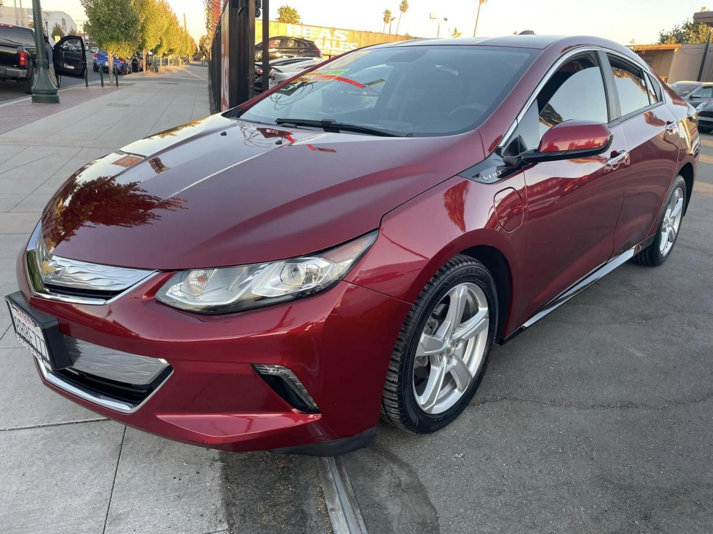 2018 RED Chevrolet Volt LT (1G1RC6S56JU) with an 1.5L L4 DOHC 16V engine, CVT transmission, located at 744 E Miner Ave, Stockton, CA, 95202, (209) 944-5770, 37.956863, -121.282082 - Photo#3