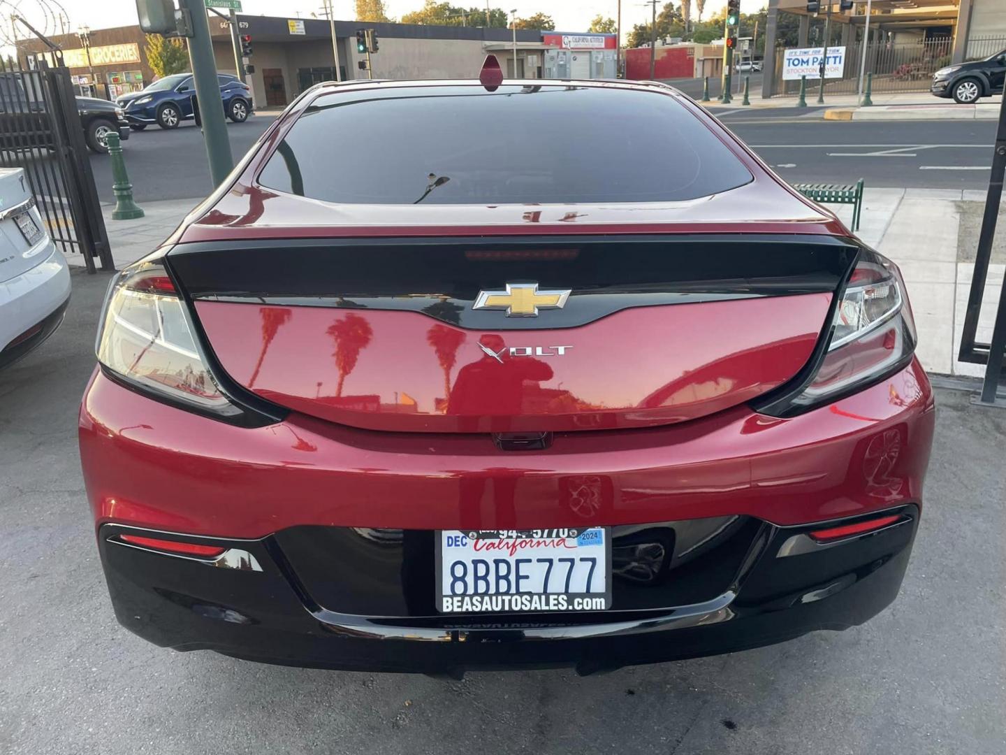 2018 RED Chevrolet Volt LT (1G1RC6S56JU) with an 1.5L L4 DOHC 16V engine, CVT transmission, located at 744 E Miner Ave, Stockton, CA, 95202, (209) 944-5770, 37.956863, -121.282082 - Photo#10