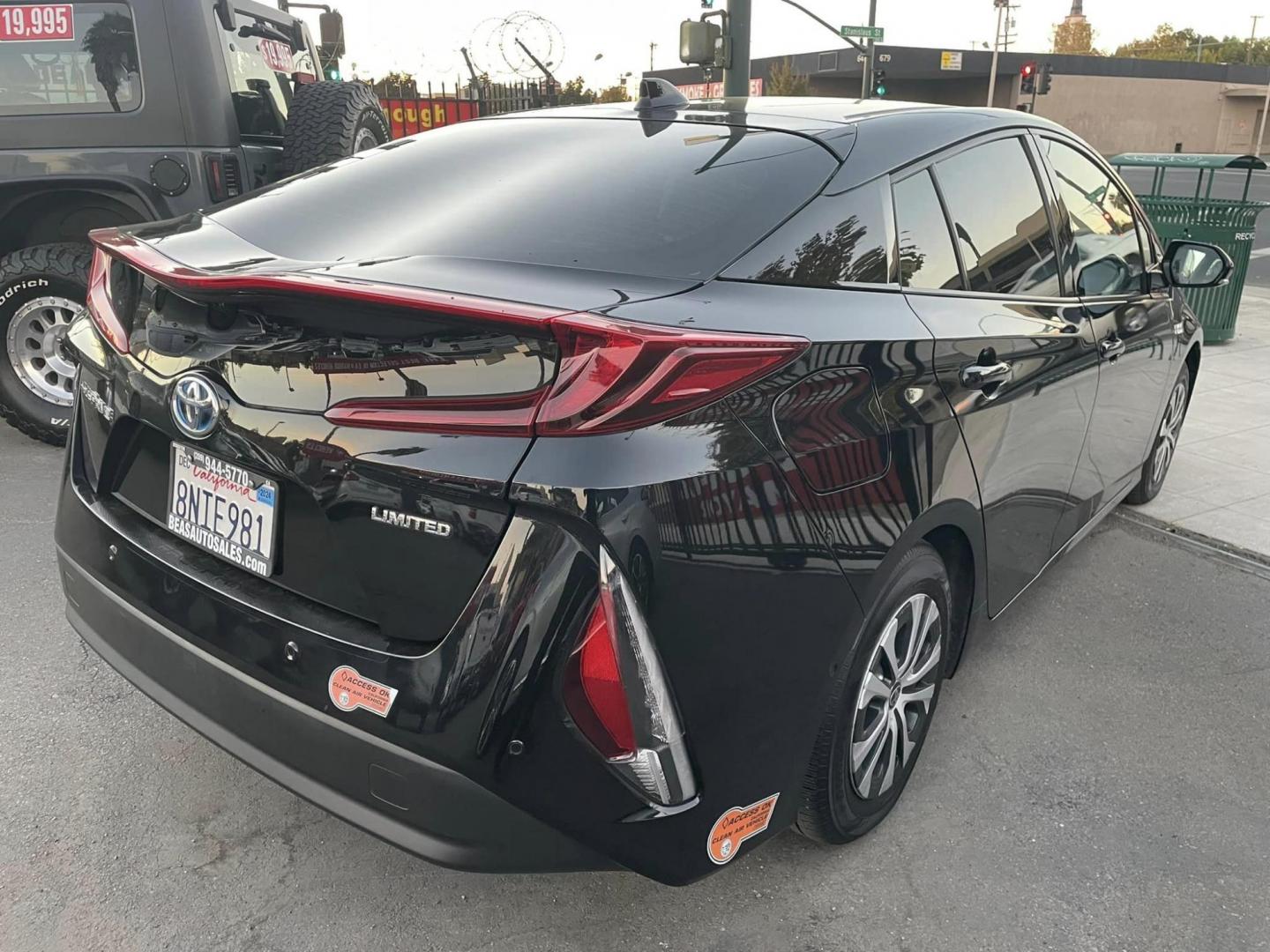 2020 RED /BLACK Toyota Prius Prime XLE (JTDKARFP9L3) with an 1.8L L4 DOHC 16V HYBRID engine, CVT transmission, located at 744 E Miner Ave, Stockton, CA, 95202, (209) 944-5770, 37.956863, -121.282082 - Photo#15