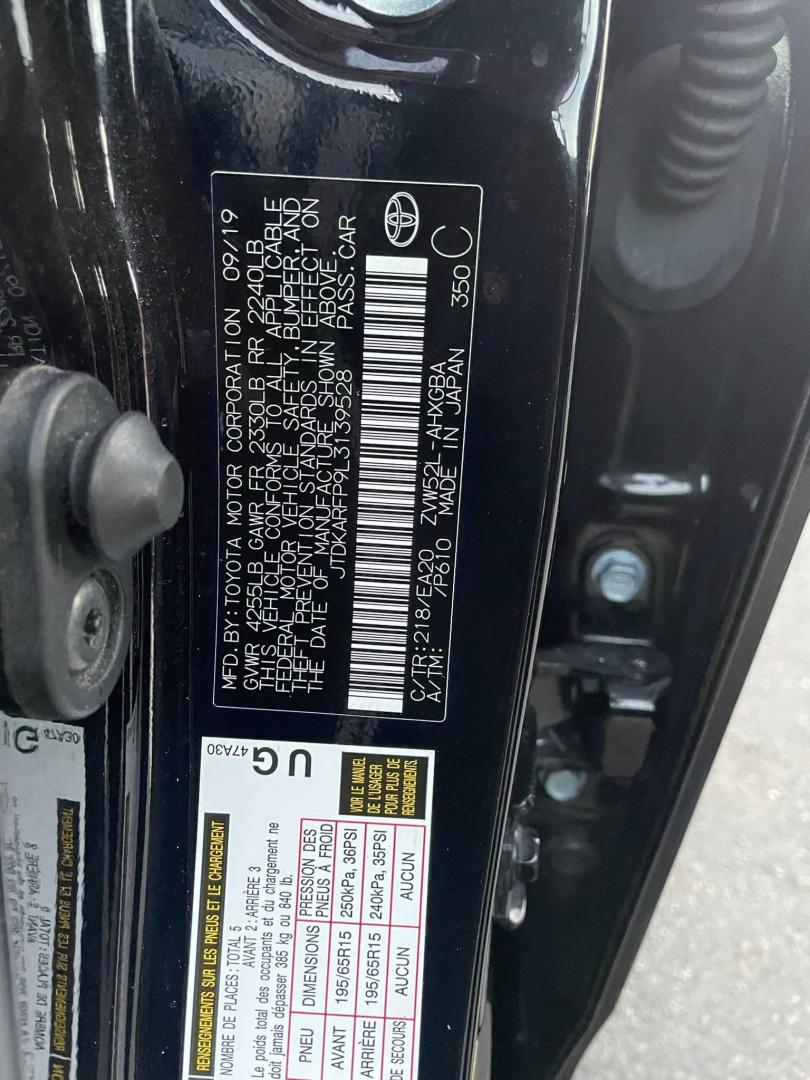 2020 RED /BLACK Toyota Prius Prime XLE (JTDKARFP9L3) with an 1.8L L4 DOHC 16V HYBRID engine, CVT transmission, located at 744 E Miner Ave, Stockton, CA, 95202, (209) 944-5770, 37.956863, -121.282082 - Photo#12
