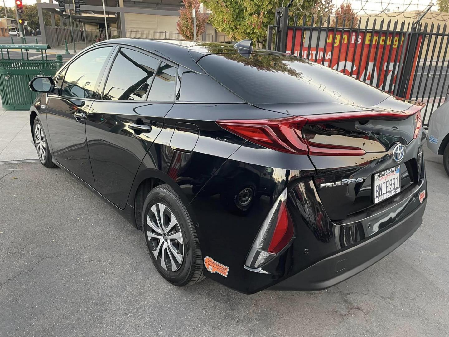 2020 RED /BLACK Toyota Prius Prime XLE (JTDKARFP9L3) with an 1.8L L4 DOHC 16V HYBRID engine, CVT transmission, located at 744 E Miner Ave, Stockton, CA, 95202, (209) 944-5770, 37.956863, -121.282082 - Photo#13