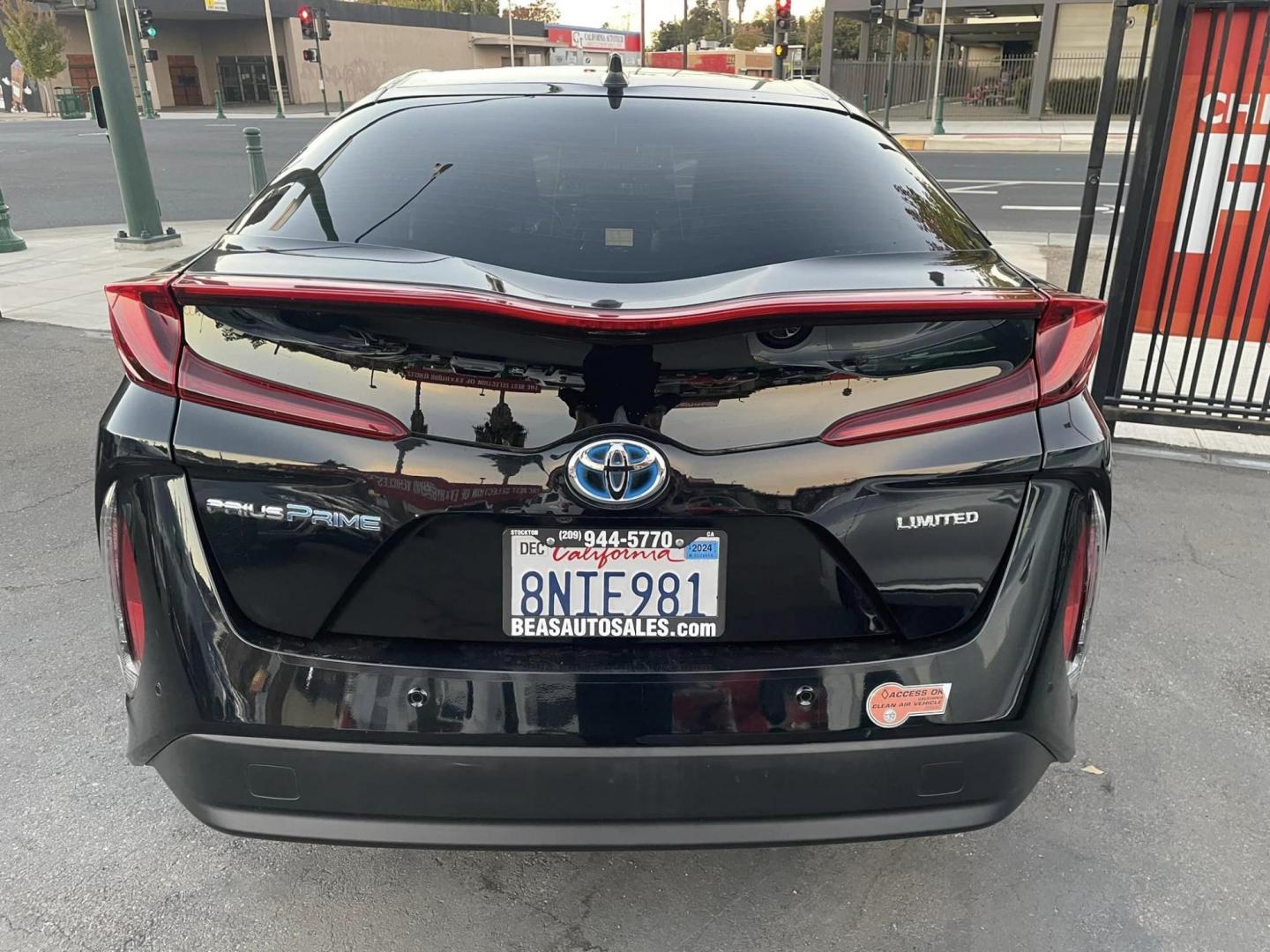 2020 RED /BLACK Toyota Prius Prime XLE (JTDKARFP9L3) with an 1.8L L4 DOHC 16V HYBRID engine, CVT transmission, located at 744 E Miner Ave, Stockton, CA, 95202, (209) 944-5770, 37.956863, -121.282082 - Photo#14