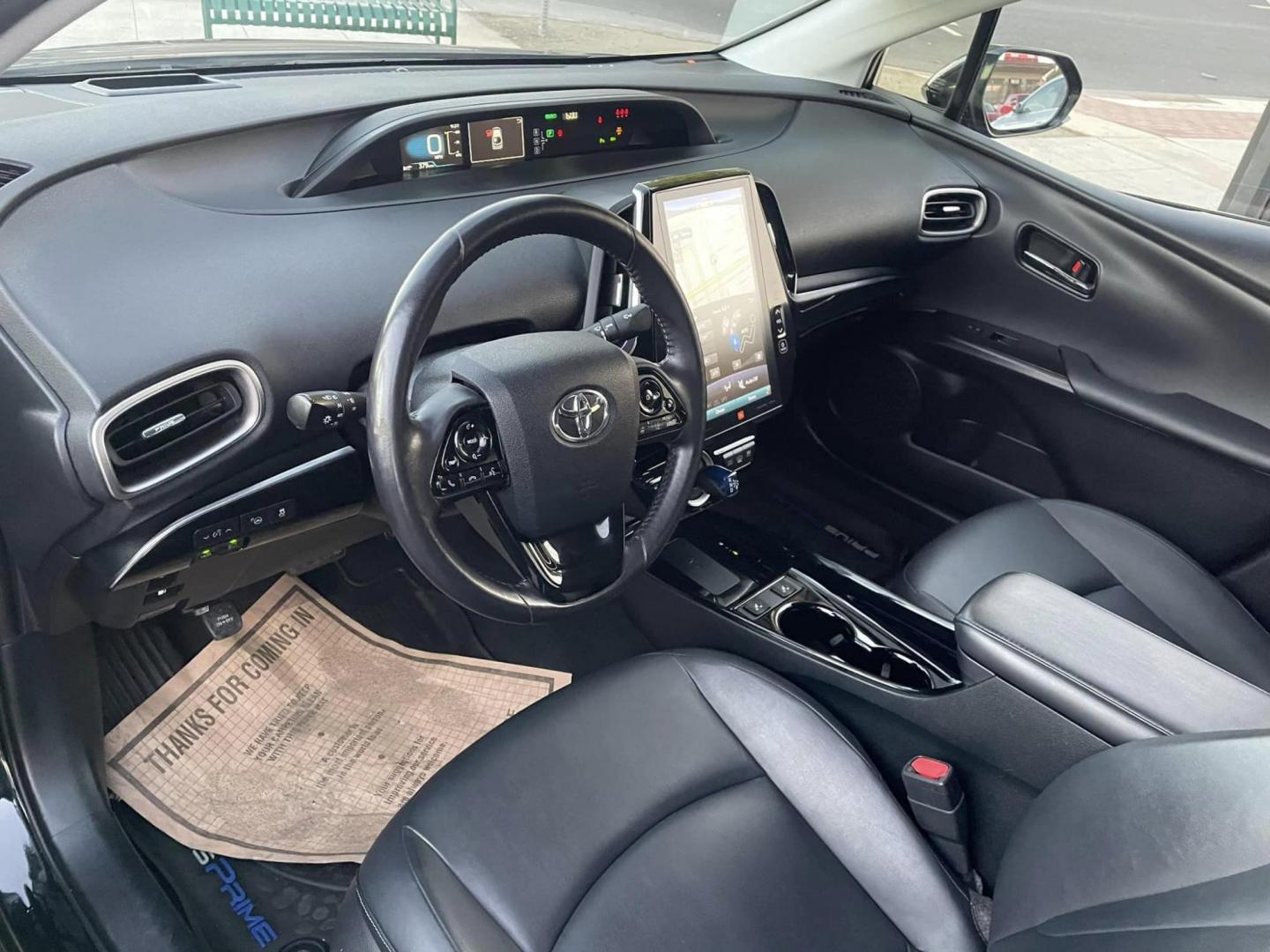2020 RED /BLACK Toyota Prius Prime XLE (JTDKARFP9L3) with an 1.8L L4 DOHC 16V HYBRID engine, CVT transmission, located at 744 E Miner Ave, Stockton, CA, 95202, (209) 944-5770, 37.956863, -121.282082 - Photo#7