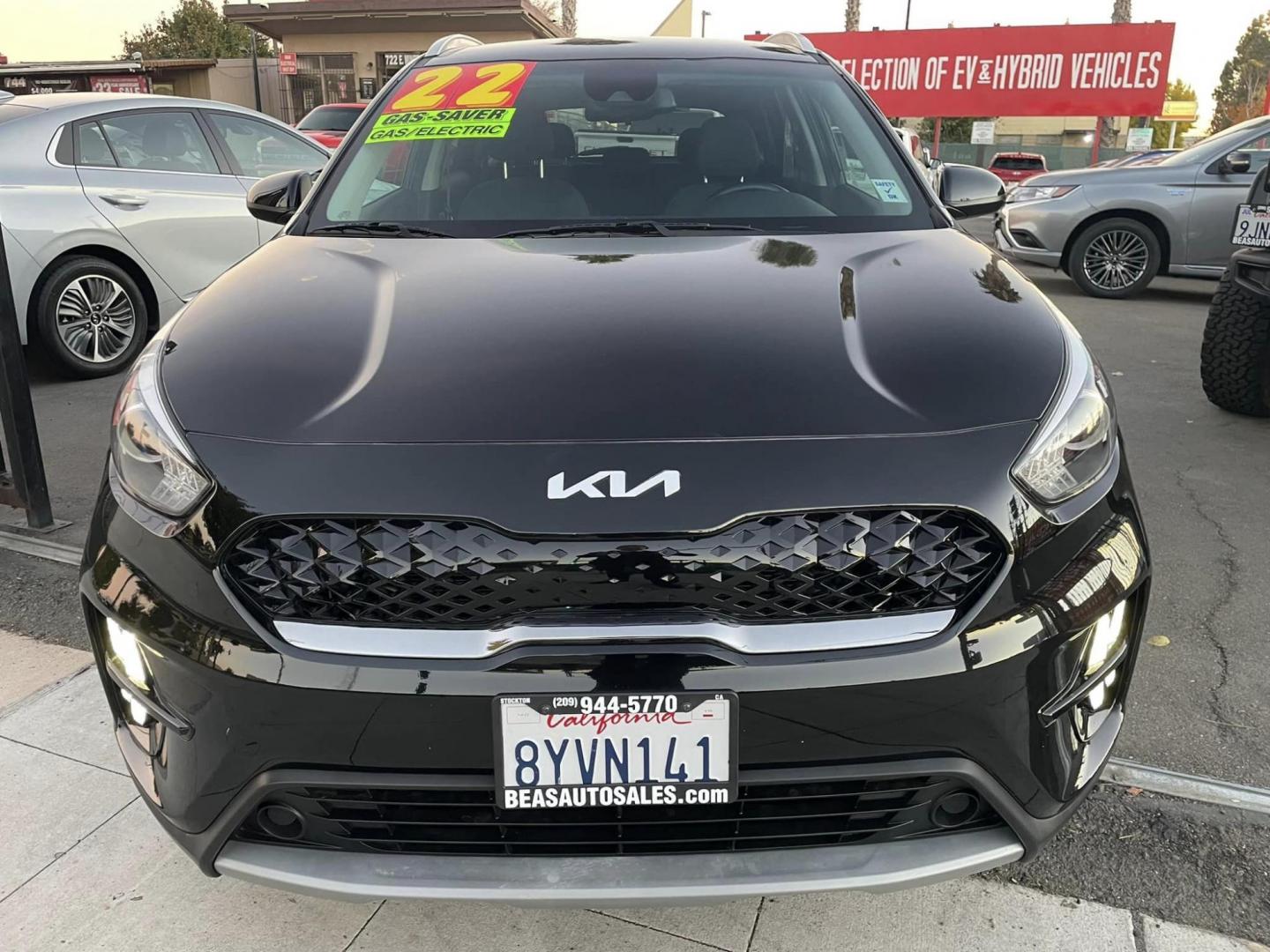 2022 BLACK /BLACK Kia Niro Plug In Hybrid LXS (KNDCM3LD6N5) , 6A transmission, located at 744 E Miner Ave, Stockton, CA, 95202, (209) 944-5770, 37.956863, -121.282082 - PLUS TAXES AND FEES - Photo#2