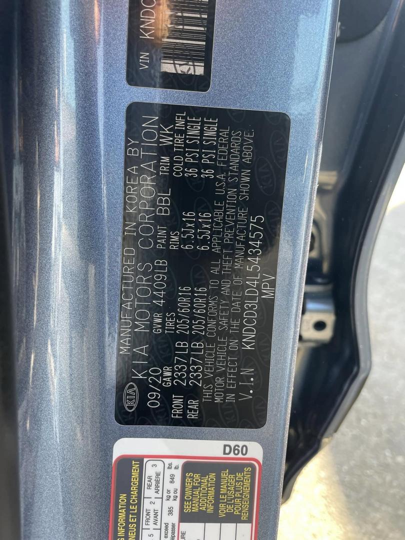 2020 Blue Kia Niro Plug In Hybrid EX (KNDCD3LD4L5) , 6A transmission, located at 744 E Miner Ave, Stockton, CA, 95202, (209) 944-5770, 37.956863, -121.282082 - PLUS TAXES AND FEES NO CHARGER AVAILABE SIN CARGADOR DISPONIBLE - Photo#8