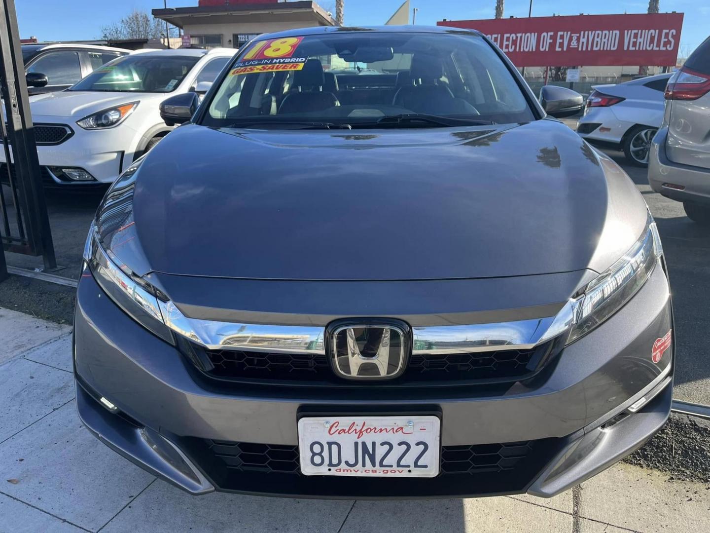 2018 DARK GRAY Honda Clarity Plug-In Hybrid (JHMZC5F18JC) with an 1.5L L4 DOHC 16V HYBRID engine, CVT transmission, located at 744 E Miner Ave, Stockton, CA, 95202, (209) 944-5770, 37.956863, -121.282082 - Photo#2