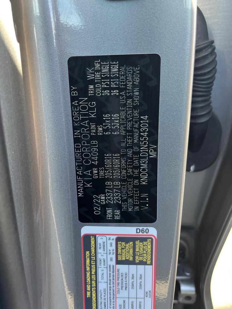 2022 DARK GRAY /GRAY Kia Niro Plug In Hybrid LXS (KNDCM3LD1N5) , 6A transmission, located at 744 E Miner Ave, Stockton, CA, 95202, (209) 944-5770, 37.956863, -121.282082 - PLUS TAXES AND FEES - Photo#10