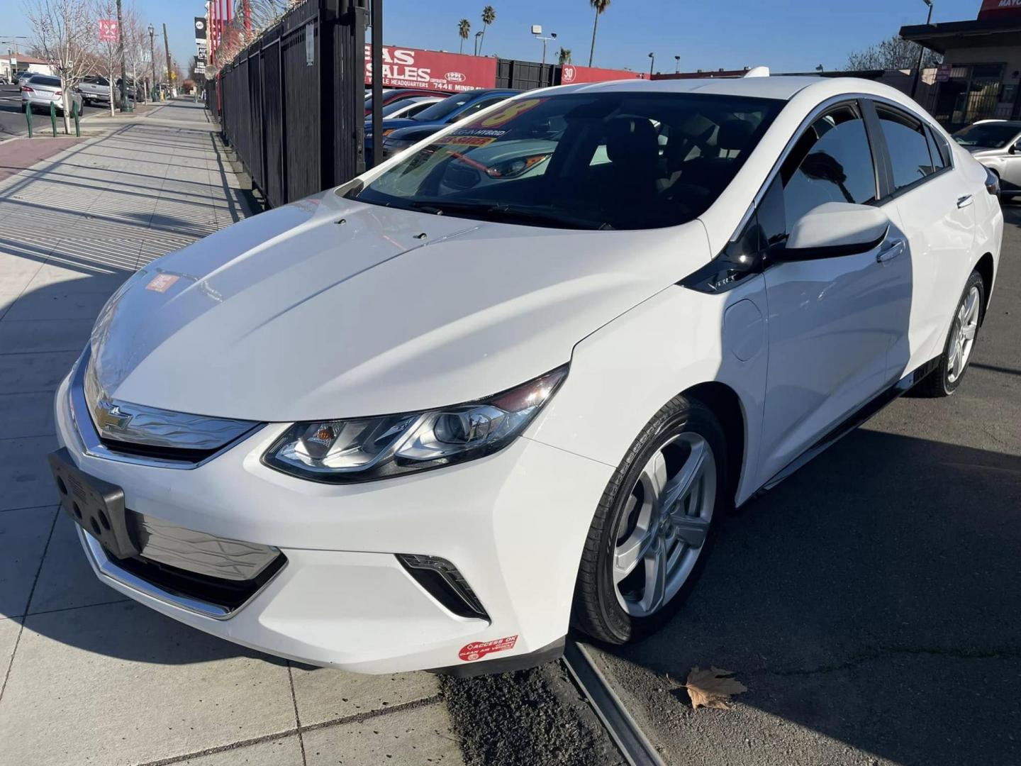 2018 WHITE Chevrolet Volt LT (1G1RC6S51JU) with an 1.5L L4 DOHC 16V engine, CVT transmission, located at 744 E Miner Ave, Stockton, CA, 95202, (209) 944-5770, 37.956863, -121.282082 - Photo#3