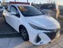 2021 WHITE Toyota Prius Prime LE (JTDKAMFP0M3) with an 1.8L L4 DOHC 16V HYBRID engine, CVT transmission, located at 744 E Miner Ave, Stockton, CA, 95202, (209) 944-5770, 37.956863, -121.282082 - PLUS TAXES AND FEES - Photo#1