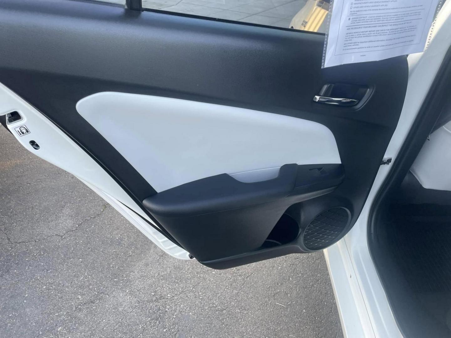2021 WHITE Toyota Prius Prime LE (JTDKAMFP0M3) with an 1.8L L4 DOHC 16V HYBRID engine, CVT transmission, located at 744 E Miner Ave, Stockton, CA, 95202, (209) 944-5770, 37.956863, -121.282082 - PLUS TAXES AND FEES - Photo#5