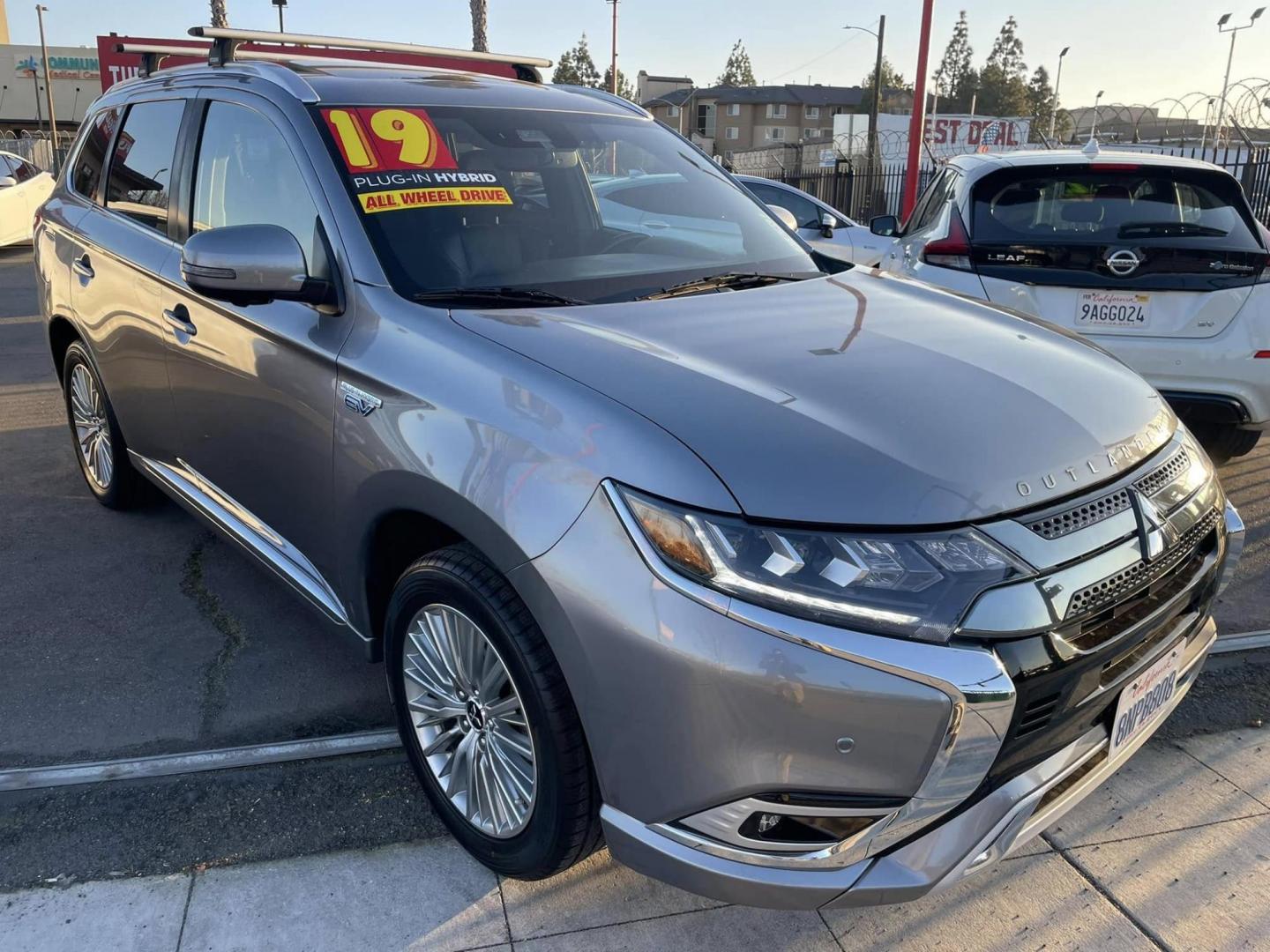 2019 DARK GRAY Mitsubishi Outlander PHEV GT (JA4J24A53KZ) with an 2.0L L4 DOHC 16V HYBRID engine, 1A transmission, located at 744 E Miner Ave, Stockton, CA, 95202, (209) 944-5770, 37.956863, -121.282082 - PLUS TAXES AND FEES - Photo#0