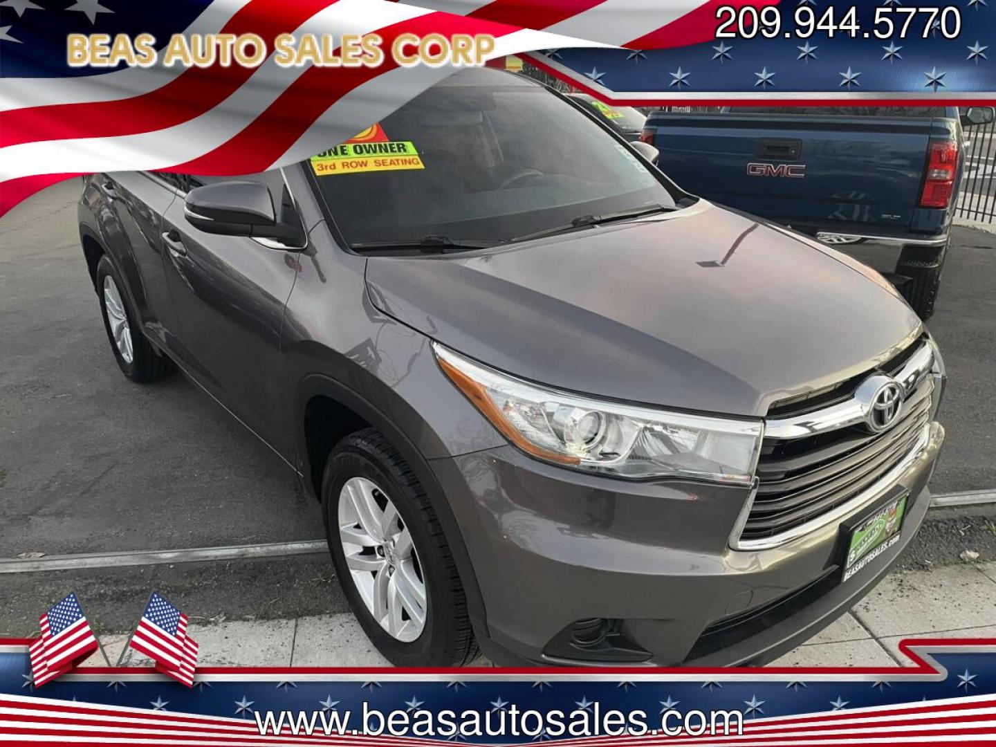 2015 Toyota Highlander LE FWD V6 (5TDZKRFH7FS) with an 3.5L V6 DOHC 24V engine, 6-Speed Automatic transmission, located at 744 E Miner Ave, Stockton, CA, 95202, (209) 944-5770, 37.956863, -121.282082 - PLUS TAXES AND FEES - Photo#0