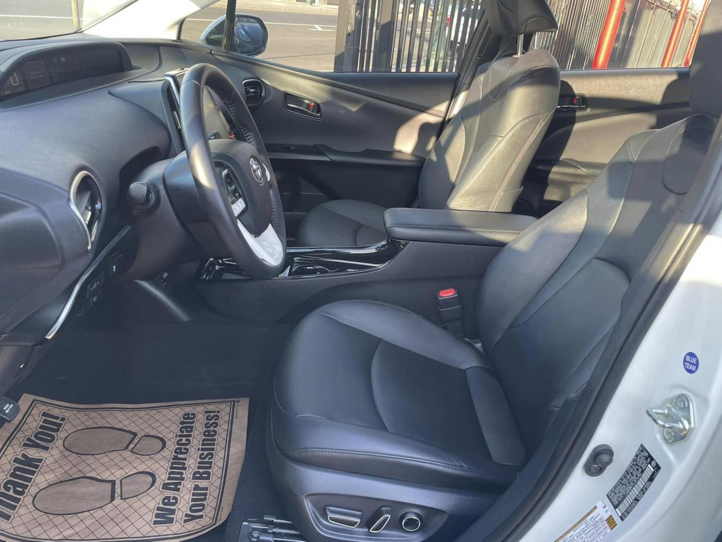 2018 WHITE Toyota Prius Prime Premium (JTDKARFP4J3) with an 1.8L L4 DOHC 16V HYBRID engine, CVT transmission, located at 744 E Miner Ave, Stockton, CA, 95202, (209) 944-5770, 37.956863, -121.282082 - PLUS TAXES AND FEES NO CHAGRER AVAILABLE - Photo#8