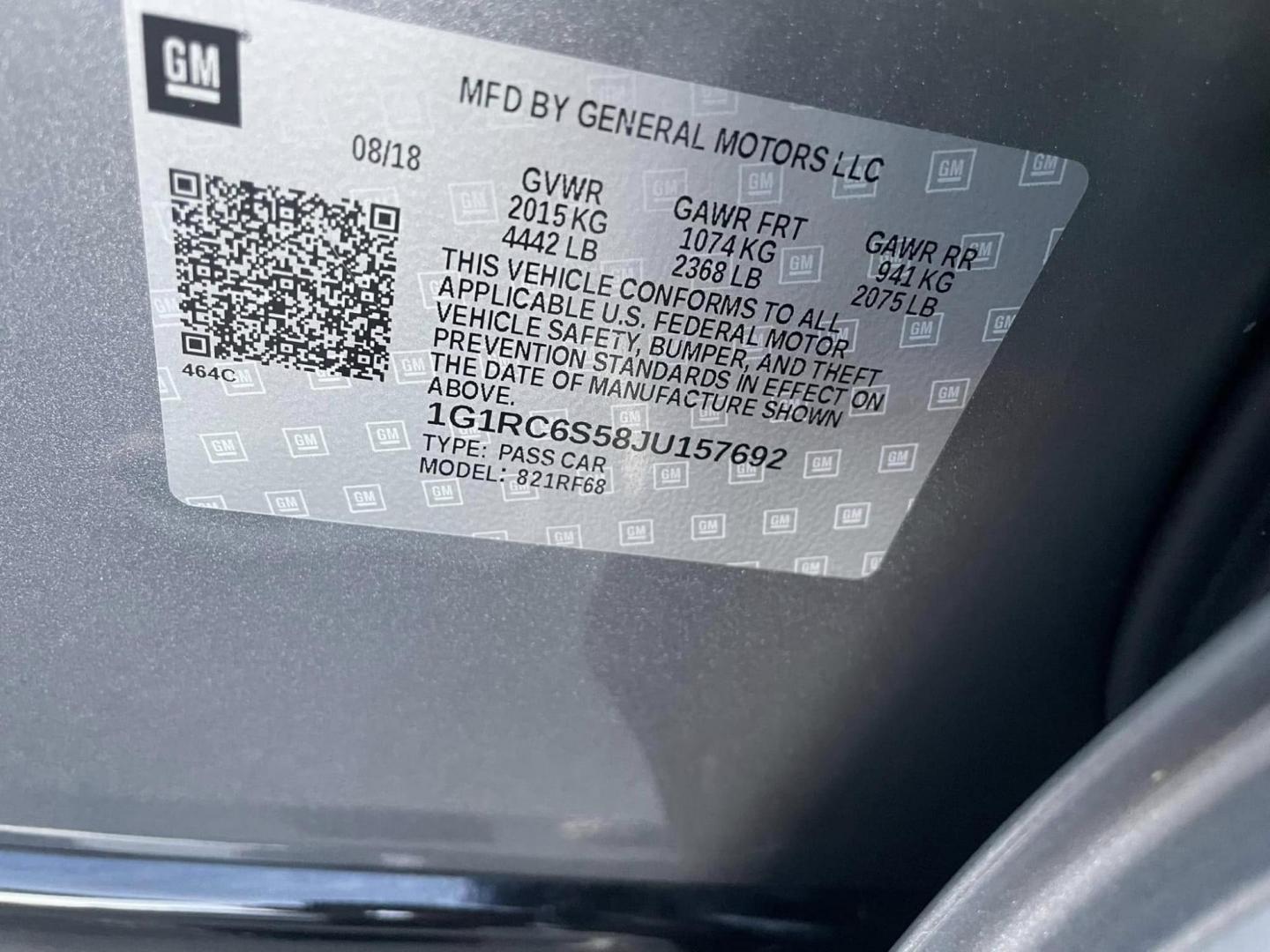2018 Chevrolet Volt LT (1G1RC6S58JU) with an 1.5L L4 DOHC 16V engine, CVT transmission, located at 744 E Miner Ave, Stockton, CA, 95202, (209) 944-5770, 37.956863, -121.282082 - PLUS TAXES AND FEES NO CHARGER AVAILABLE - Photo#10