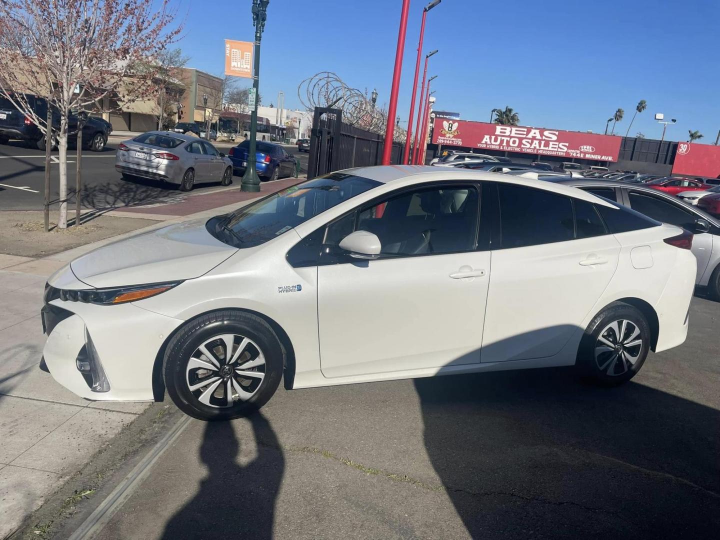2019 Toyota Prius Prime Premium (JTDKARFP7K3) with an 1.8L L4 DOHC 16V HYBRID engine, CVT transmission, located at 744 E Miner Ave, Stockton, CA, 95202, (209) 944-5770, 37.956863, -121.282082 - PLUS TAXES AND FEES NO CHARGER AVAILABLE - Photo#4