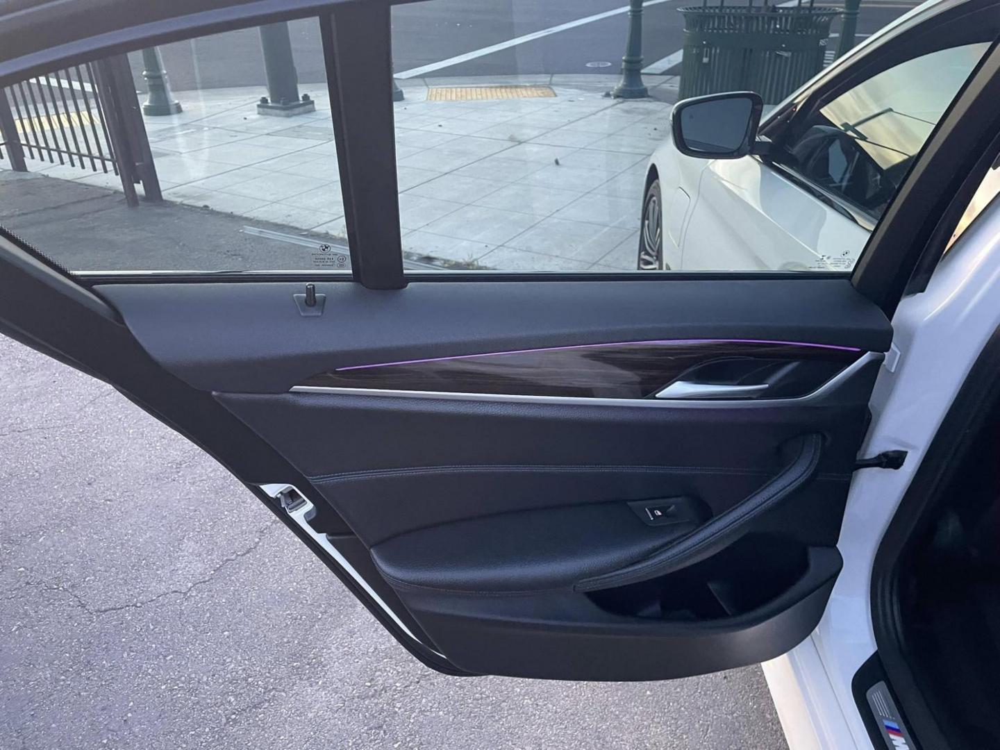 2019 WHITE BMW 5-Series 530e iPerformance (WBAJA9C56KB) with an 2.0L L4 DOHC 16V TURBO HYBRID engine, 8A transmission, located at 744 E Miner Ave, Stockton, CA, 95202, (209) 944-5770, 37.956863, -121.282082 - PLUS TAXES AND FEES NO CHARGER AVAILABLE - Photo#9
