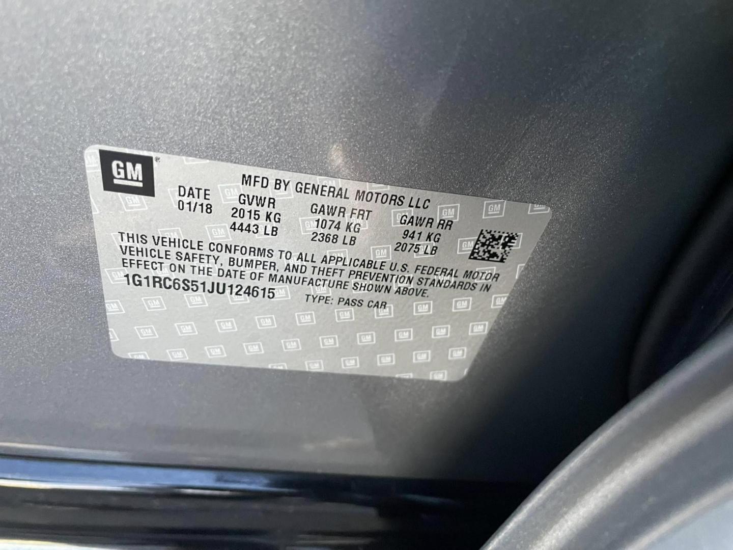 2018 Chevrolet Volt LT (1G1RC6S51JU) with an 1.5L L4 DOHC 16V engine, CVT transmission, located at 744 E Miner Ave, Stockton, CA, 95202, (209) 944-5770, 37.956863, -121.282082 - PLUS TAXES AND FEES NO CHANGER AVAILABLE - Photo#9