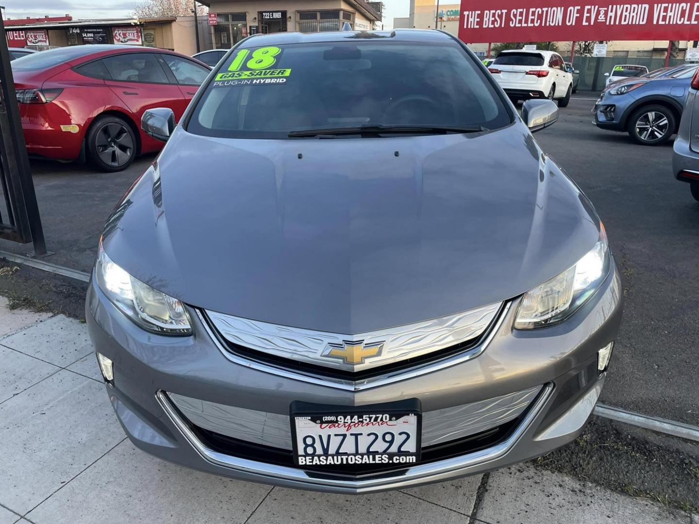 2018 Chevrolet Volt LT (1G1RC6S51JU) with an 1.5L L4 DOHC 16V engine, CVT transmission, located at 744 E Miner Ave, Stockton, CA, 95202, (209) 944-5770, 37.956863, -121.282082 - PLUS TAXES AND FEES NO CHANGER AVAILABLE - Photo#2