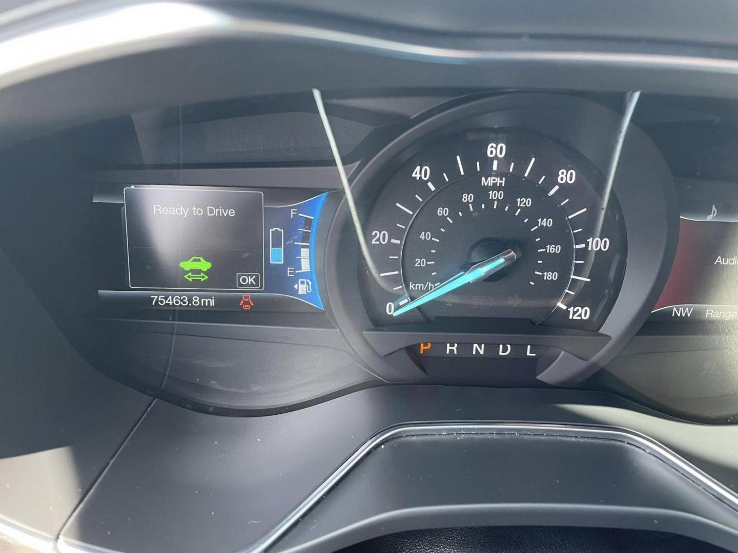 2018 BLACK Ford Fusion Energi Titanium (3FA6P0SU6JR) with an 2.0L L4 DOHC 16V HYBRID engine, CVT transmission, located at 744 E Miner Ave, Stockton, CA, 95202, (209) 944-5770, 37.956863, -121.282082 - PLUS TAXES AND FEES NO CHANGER AVAILBALE - Photo#6