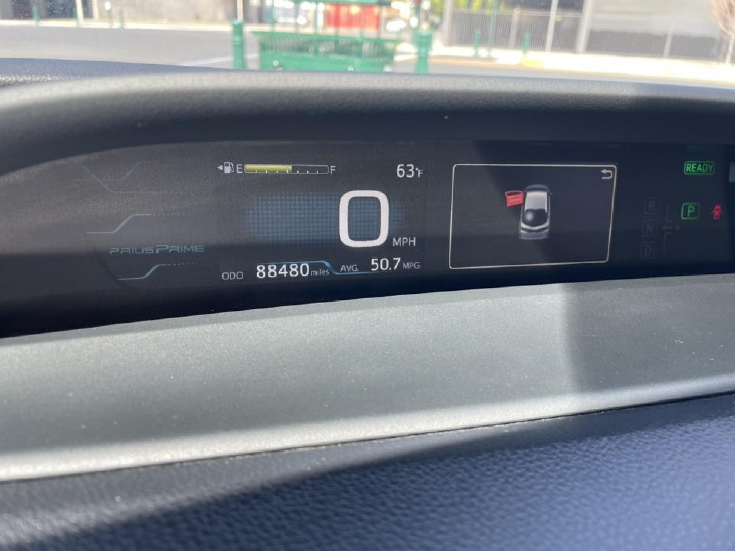 2019 Toyota Prius Prime Premium (JTDKARFP4K3) with an 1.8L L4 DOHC 16V HYBRID engine, CVT transmission, located at 744 E Miner Ave, Stockton, CA, 95202, (209) 944-5770, 37.956863, -121.282082 - PLUS TAXES AND FEES NO CHARGER AVAILABLE - Photo#10