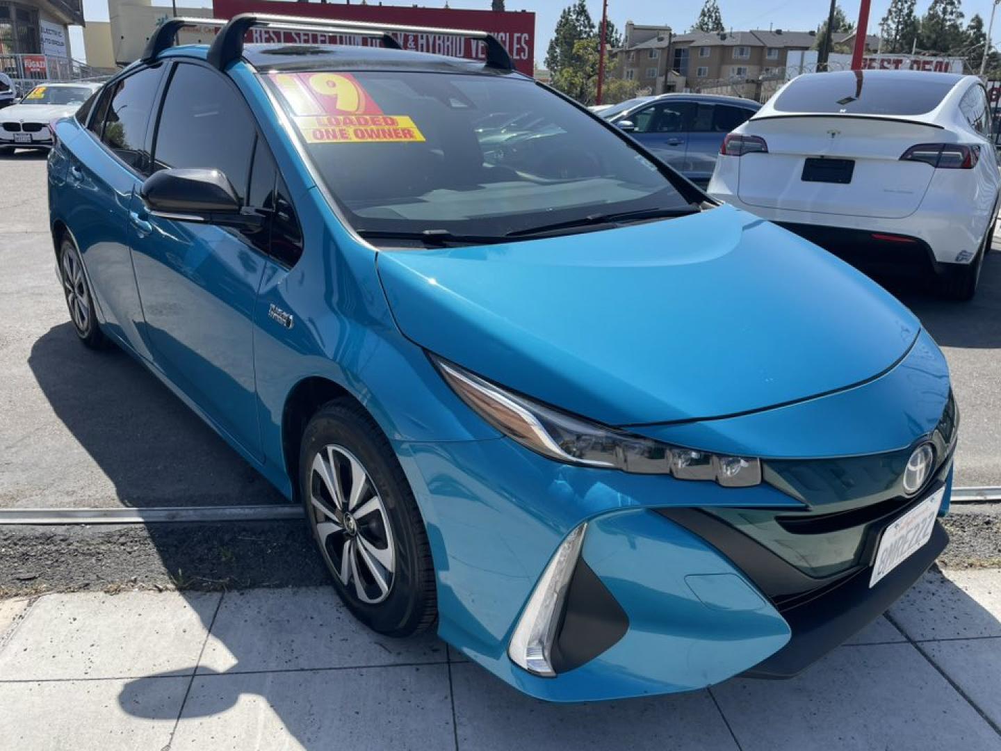 2019 Toyota Prius Prime Premium (JTDKARFP4K3) with an 1.8L L4 DOHC 16V HYBRID engine, CVT transmission, located at 744 E Miner Ave, Stockton, CA, 95202, (209) 944-5770, 37.956863, -121.282082 - PLUS TAXES AND FEES NO CHARGER AVAILABLE - Photo#1