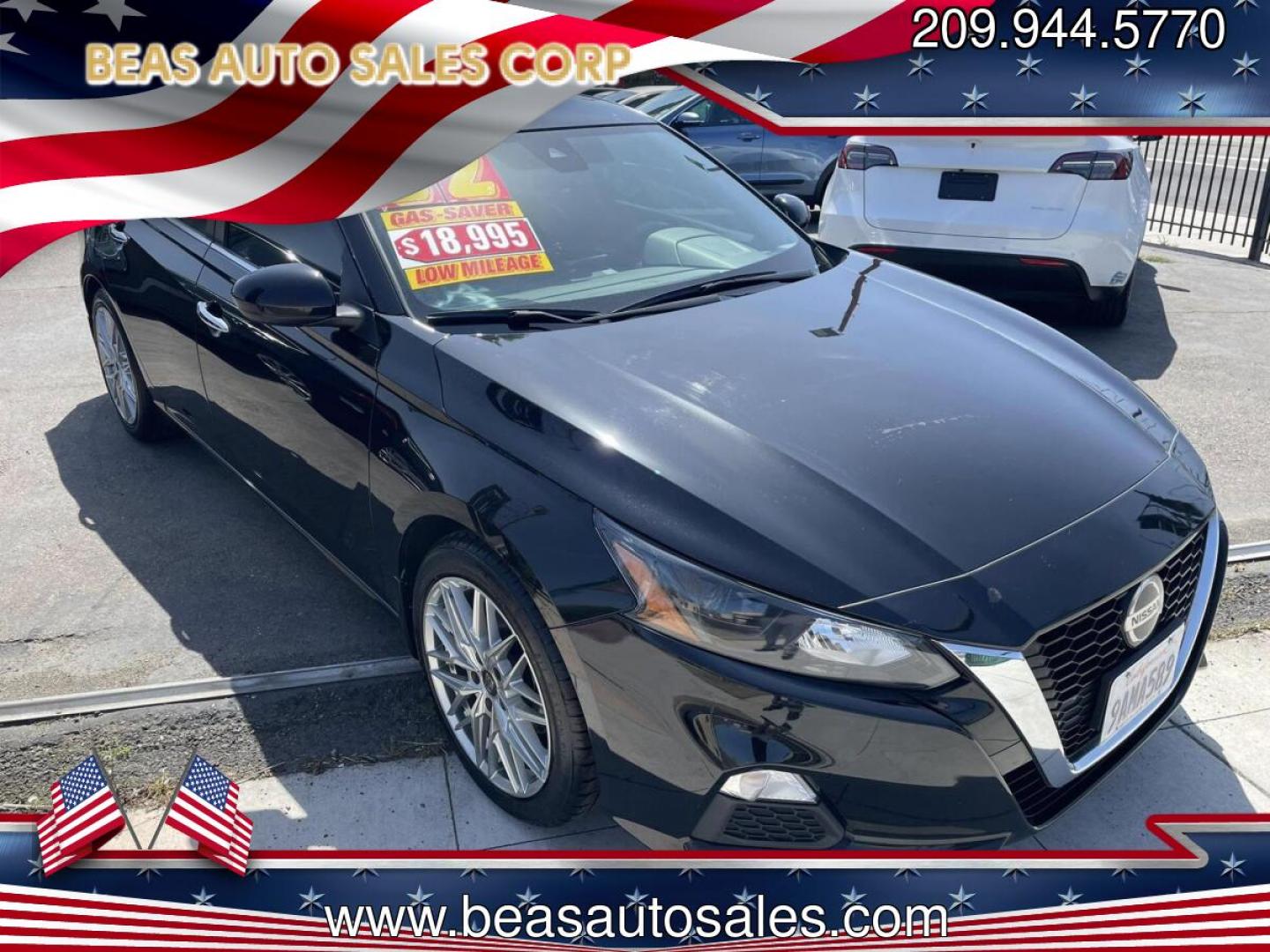 2022 BLACK Nissan Altima 2.5 S (1N4BL4BV5NN) with an 2.5L L4 DOHC 16V engine, CVT transmission, located at 744 E Miner Ave, Stockton, CA, 95202, (209) 944-5770, 37.956863, -121.282082 - PLUS TAXES AND FEES- Photo#0