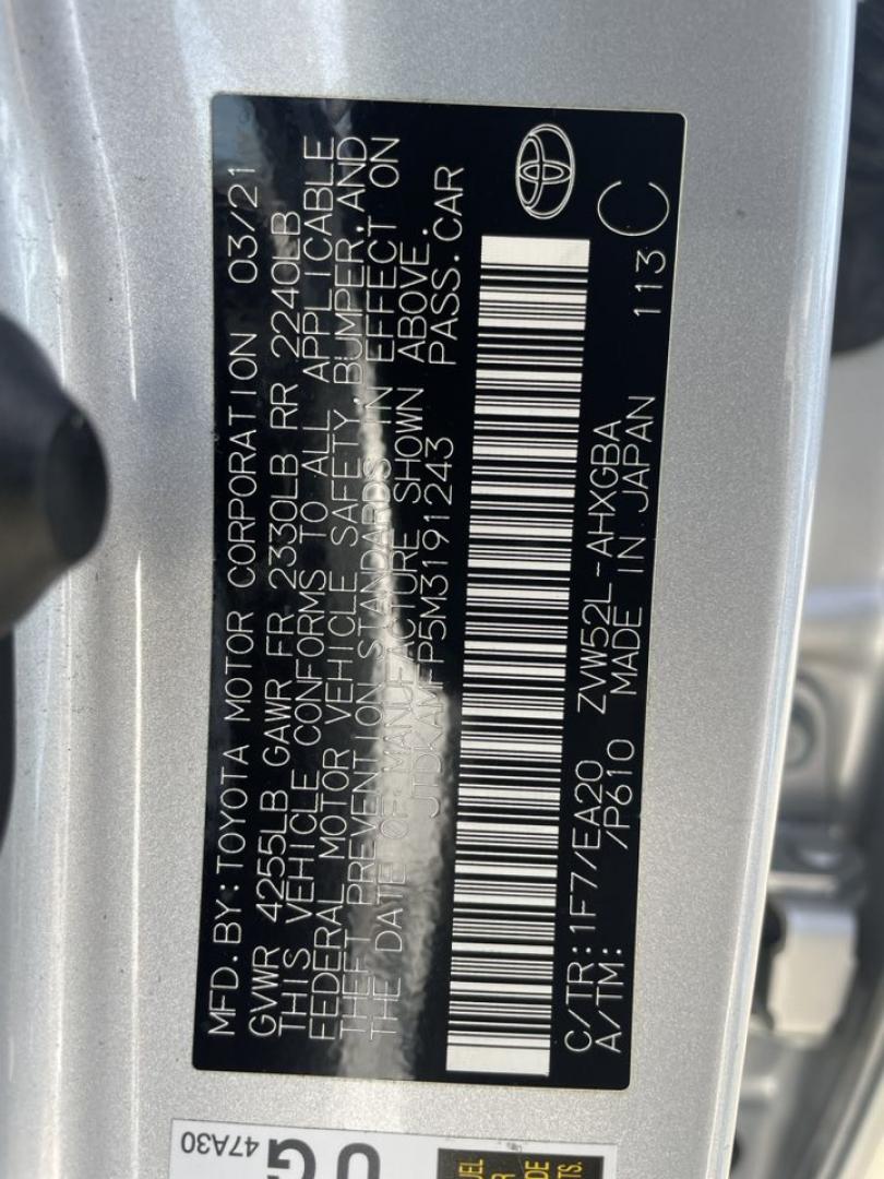 2021 Toyota Prius Prime LE (JTDKAMFP5M3) with an 1.8L L4 DOHC 16V HYBRID engine, CVT transmission, located at 744 E Miner Ave, Stockton, CA, 95202, (209) 944-5770, 37.956863, -121.282082 - Photo#12
