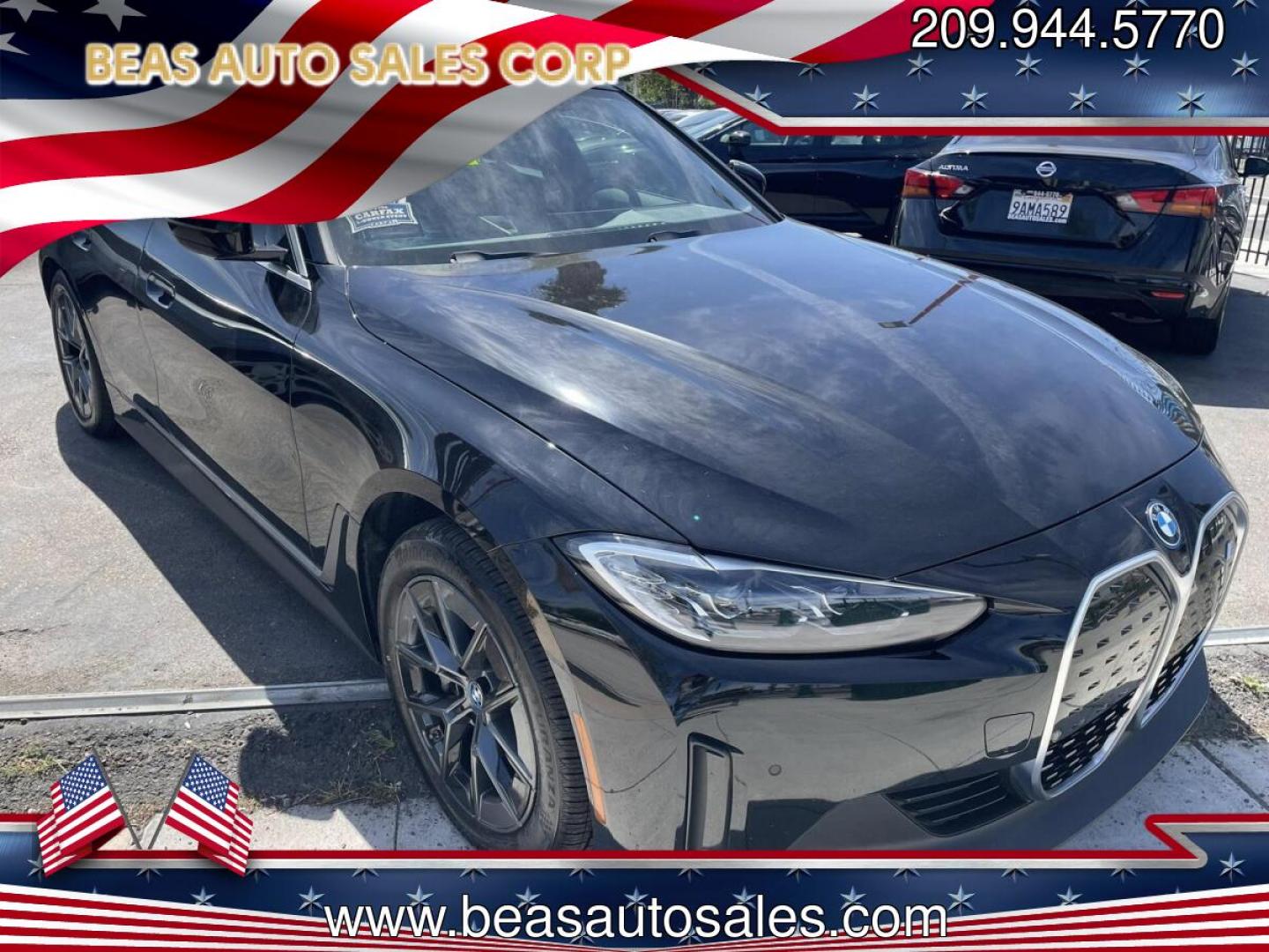 2023 BMW i4 eDrive35 (WBY43AW06PF) with an ELECTRIC engine, CVT transmission, located at 744 E Miner Ave, Stockton, CA, 95202, (209) 944-5770, 37.956863, -121.282082 - PLUS TAXES AND FEES NO CHARGER AVAILABLE - Photo#0