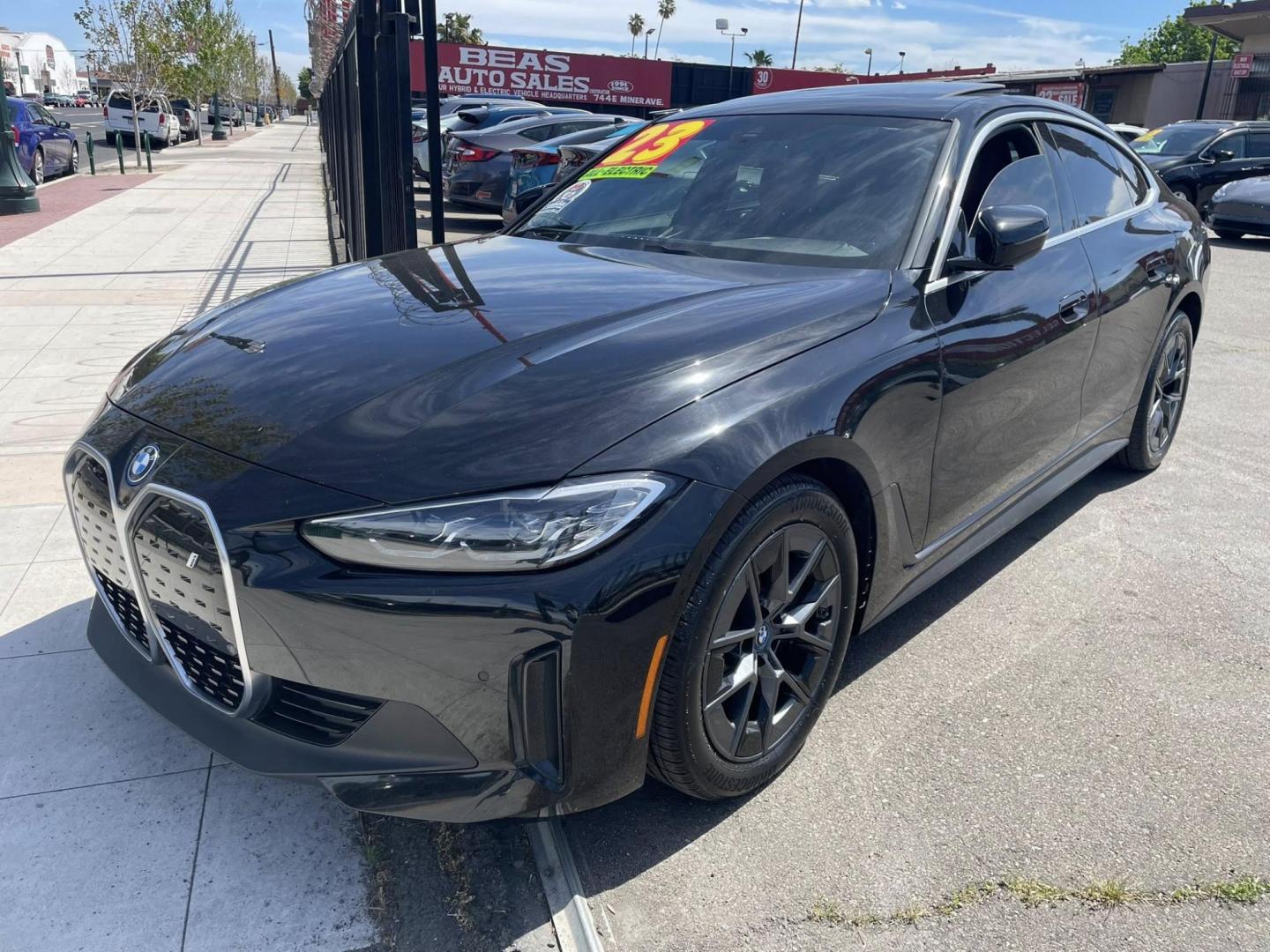 2023 BMW i4 eDrive35 (WBY43AW06PF) with an ELECTRIC engine, CVT transmission, located at 744 E Miner Ave, Stockton, CA, 95202, (209) 944-5770, 37.956863, -121.282082 - Photo#3