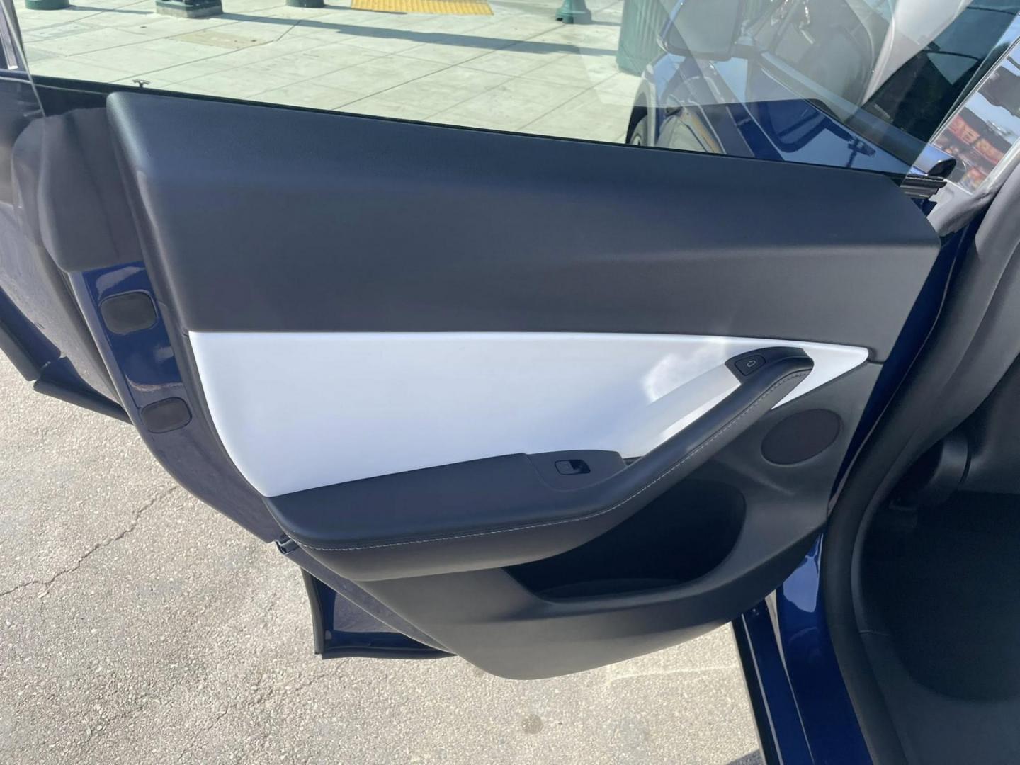 2022 Blue Tesla Model Y Long Range (7SAYGDEE7NF) with an ELECTRIC engine, 1A transmission, located at 744 E Miner Ave, Stockton, CA, 95202, (209) 944-5770, 37.956863, -121.282082 - Photo#9