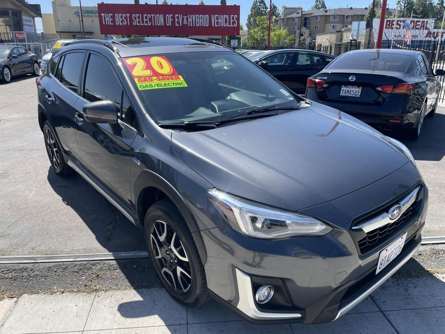 2020 Subaru Crosstrek Hybrid (JF2GTDNC6LH) with an 2.0L L4 DOHC 16V HYBRID engine, CVT transmission, located at 744 E Miner Ave, Stockton, CA, 95202, (209) 944-5770, 37.956863, -121.282082 - PLUS TAXES AND FEES NO CHARGER AVAILABLE - Photo#1