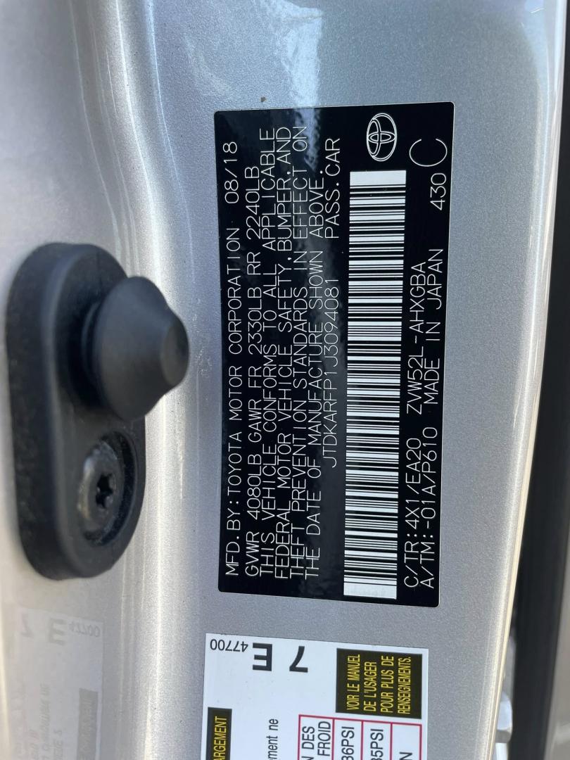 2018 Toyota Prius Prime Premium (JTDKARFP1J3) with an 1.8L L4 DOHC 16V HYBRID engine, CVT transmission, located at 744 E Miner Ave, Stockton, CA, 95202, (209) 944-5770, 37.956863, -121.282082 - Photo#10