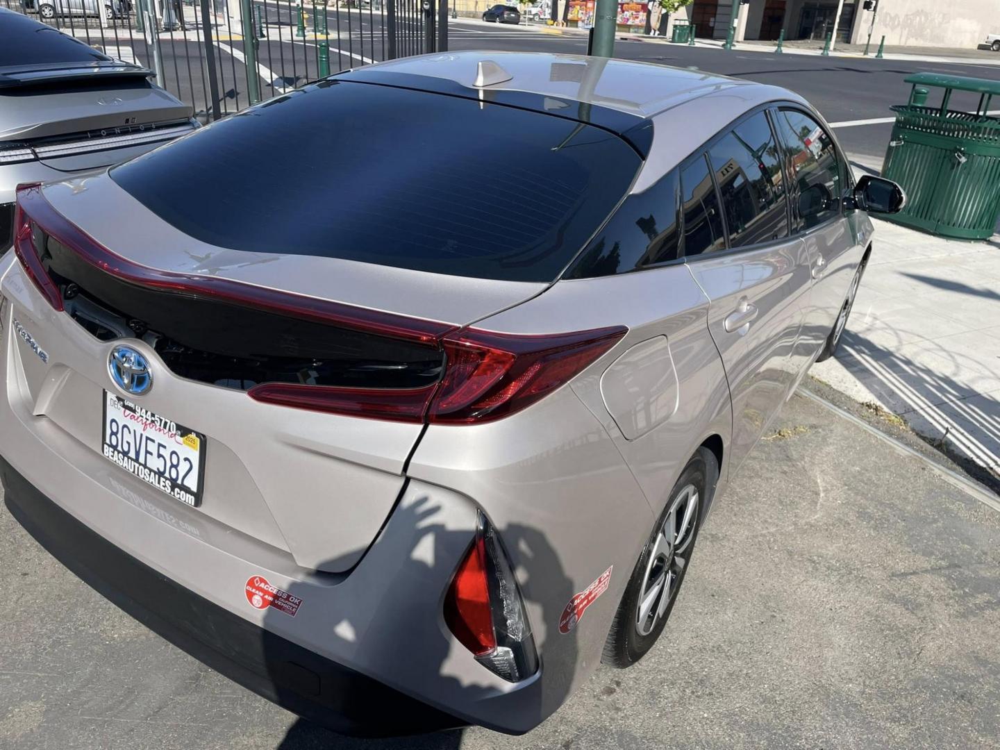 2018 Toyota Prius Prime Premium (JTDKARFP1J3) with an 1.8L L4 DOHC 16V HYBRID engine, CVT transmission, located at 744 E Miner Ave, Stockton, CA, 95202, (209) 944-5770, 37.956863, -121.282082 - Photo#13