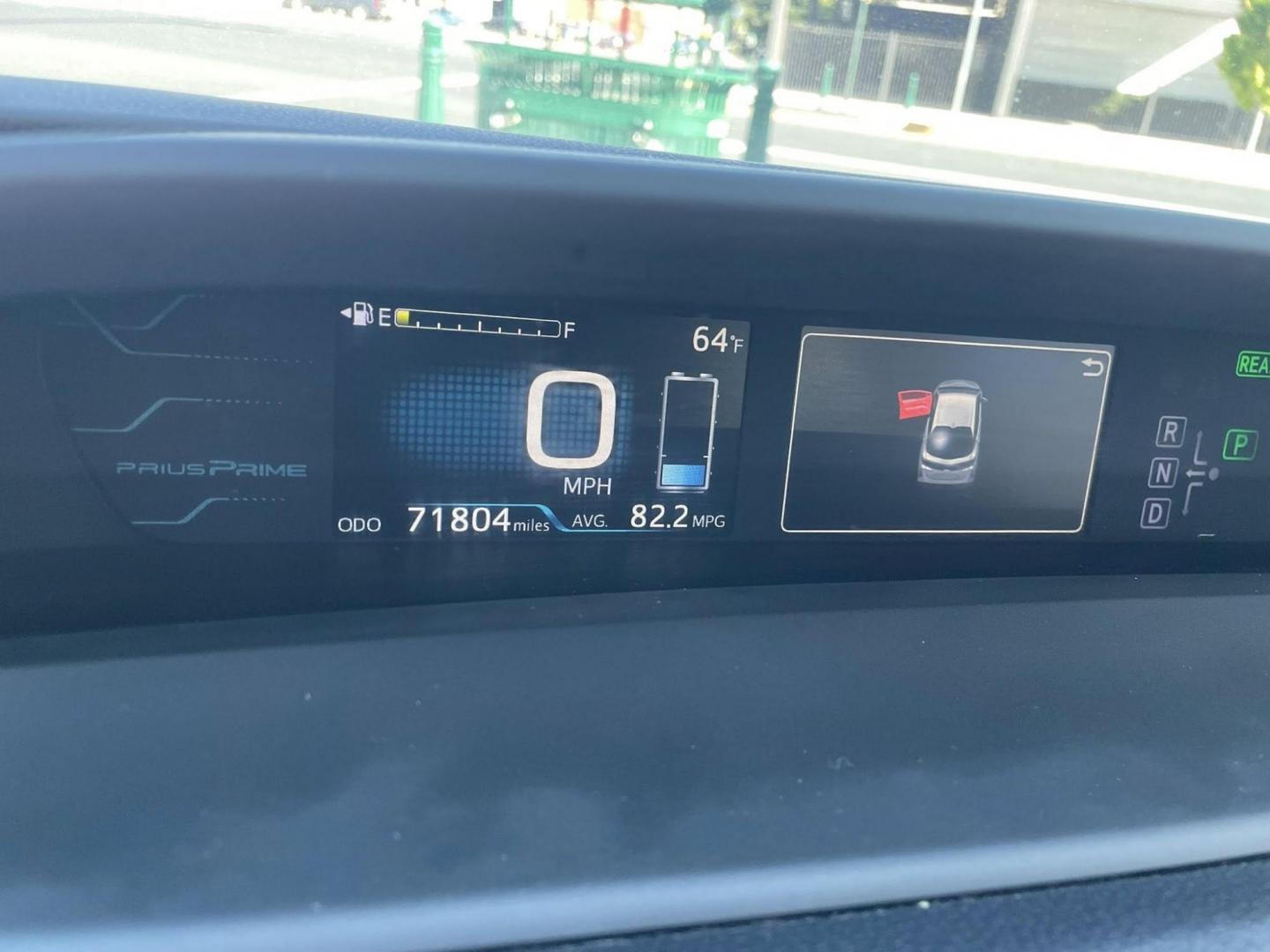 2018 Toyota Prius Prime Premium (JTDKARFP1J3) with an 1.8L L4 DOHC 16V HYBRID engine, CVT transmission, located at 744 E Miner Ave, Stockton, CA, 95202, (209) 944-5770, 37.956863, -121.282082 - Photo#9