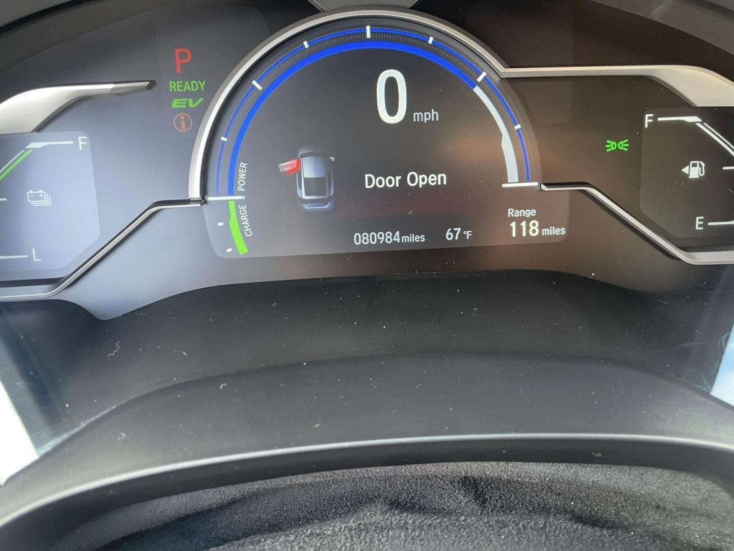 2018 Honda Clarity Touring Plug-In Hybrid (JHMZC5F31JC) with an 1.5L L4 DOHC 16V HYBRID engine, CVT transmission, located at 744 E Miner Ave, Stockton, CA, 95202, (209) 944-5770, 37.956863, -121.282082 - PLUS TAXES AND FEES NO CHARGER AVAILABLE - Photo#10