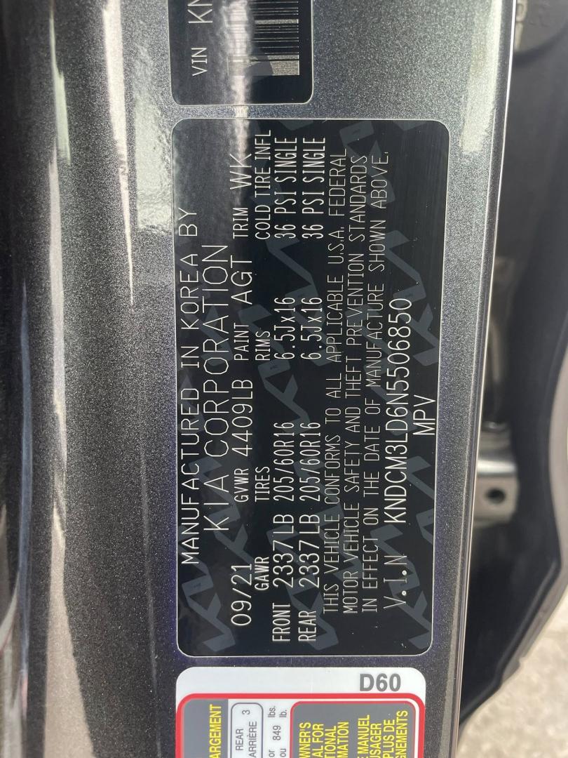 2022 Kia Niro Plug In Hybrid LXS (KNDCM3LD6N5) , 6A transmission, located at 744 E Miner Ave, Stockton, CA, 95202, (209) 944-5770, 37.956863, -121.282082 - Photo#11