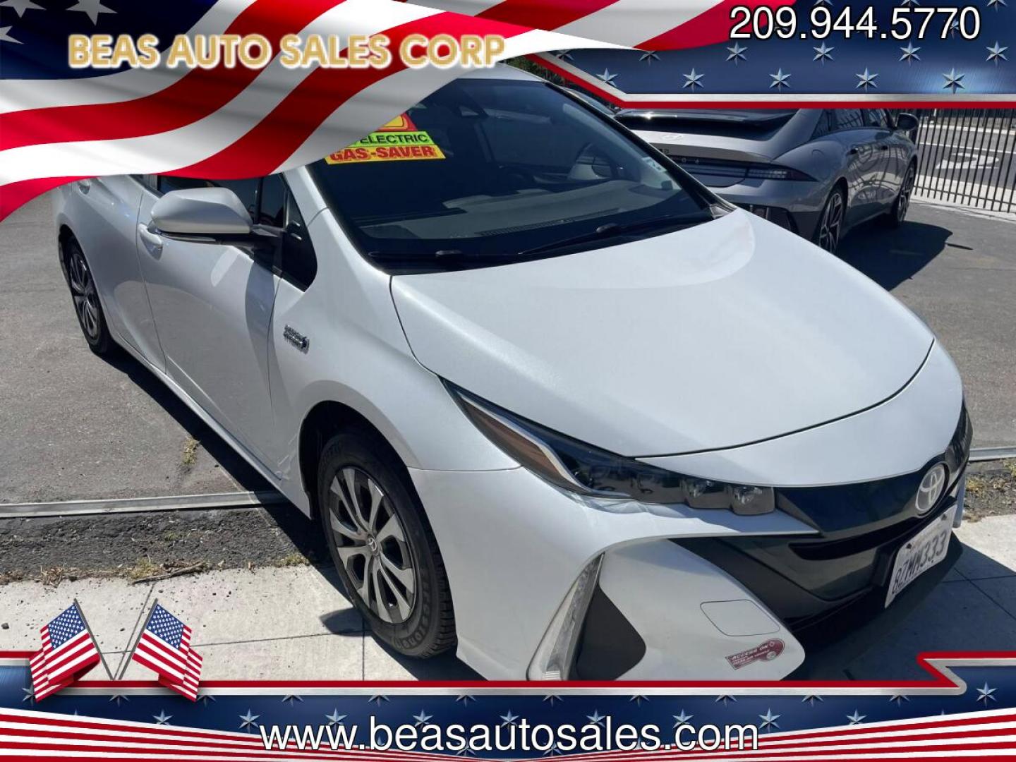 2022 WHITE Toyota Prius Prime XLE (JTDKAMFP9N3) with an 1.8L L4 DOHC 16V HYBRID engine, CVT transmission, located at 744 E Miner Ave, Stockton, CA, 95202, (209) 944-5770, 37.956863, -121.282082 - PLUS TAXES AND FEES NO CHARGER AVAILABLE- Photo#0